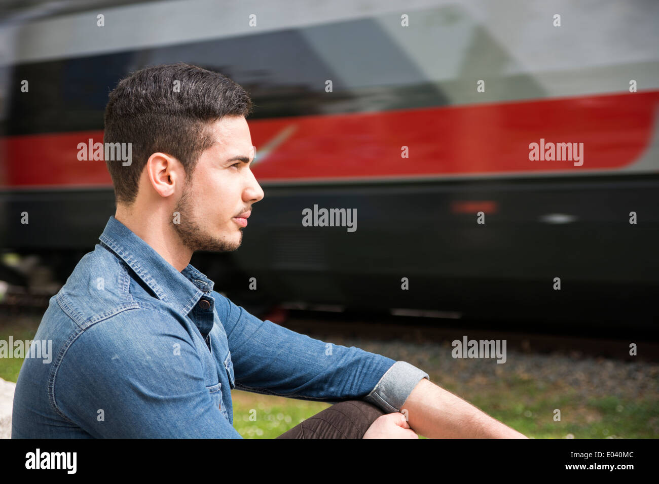 Rail profile hi-res stock photography and images - Alamy