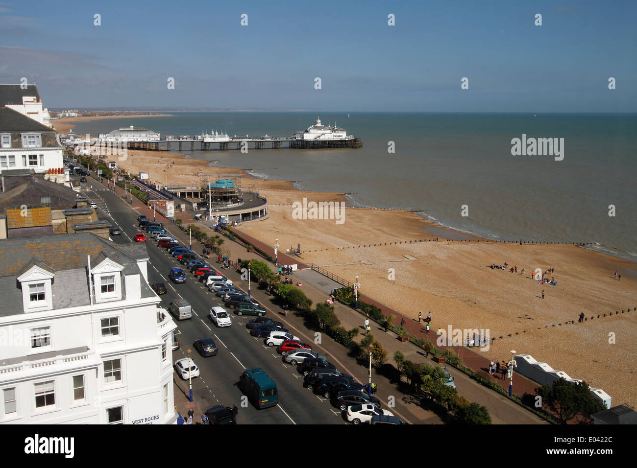 The pier. Eastbourne in Sussex. Stock Photo