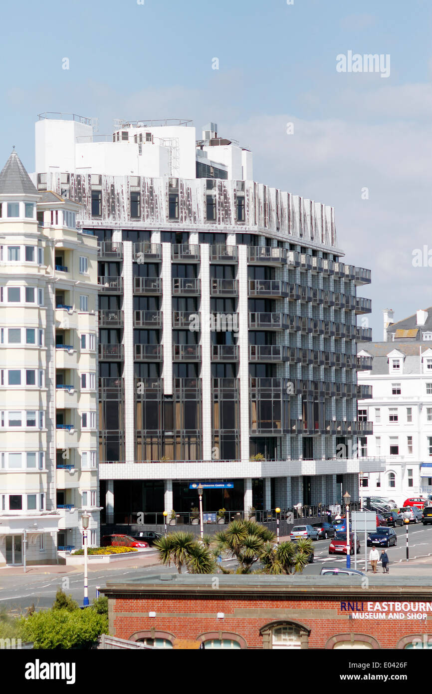 the Eastbourne Centre Hotel at Eastbourne Stock Photo