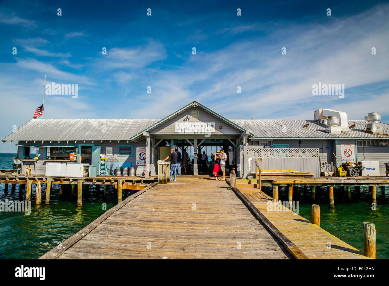 Anna Maria Island City Pier in the Gulf of Mexico FL Stock Photo Alamy