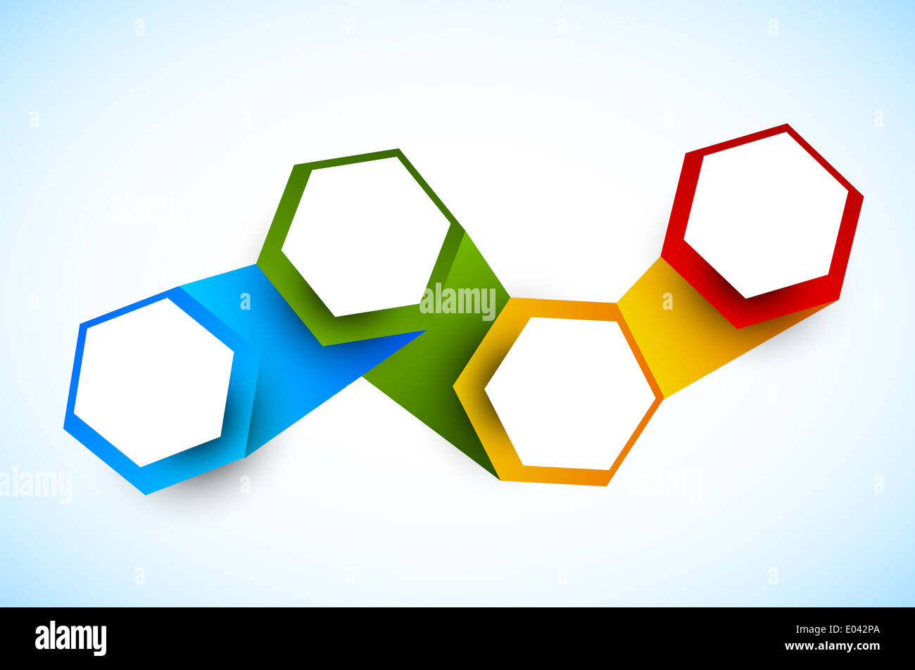 Hexagons colourful hi-res stock photography and images - Alamy