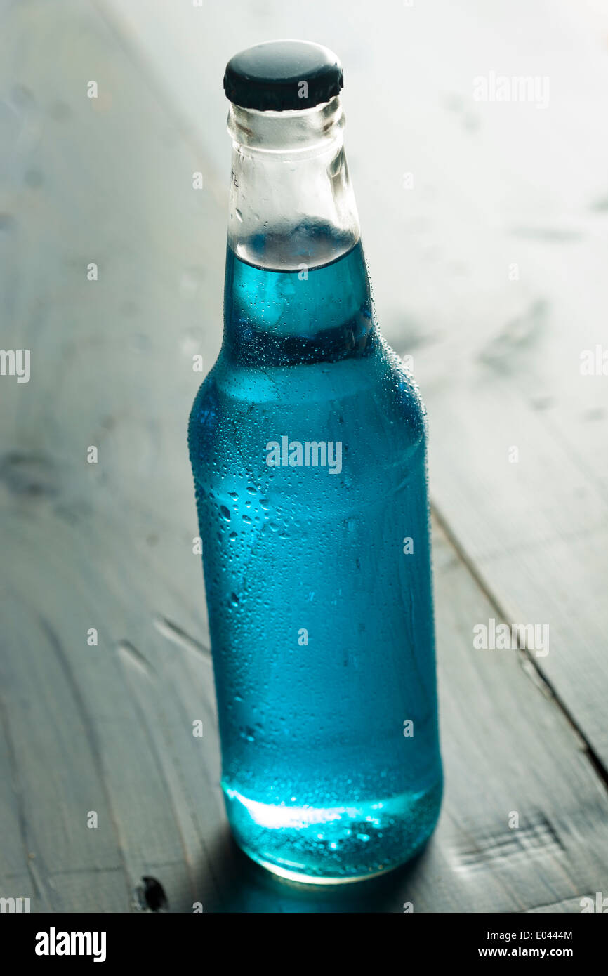 Assorted Organic Blue Craft Sodas with Cane Sugar Stock Photo - Alamy