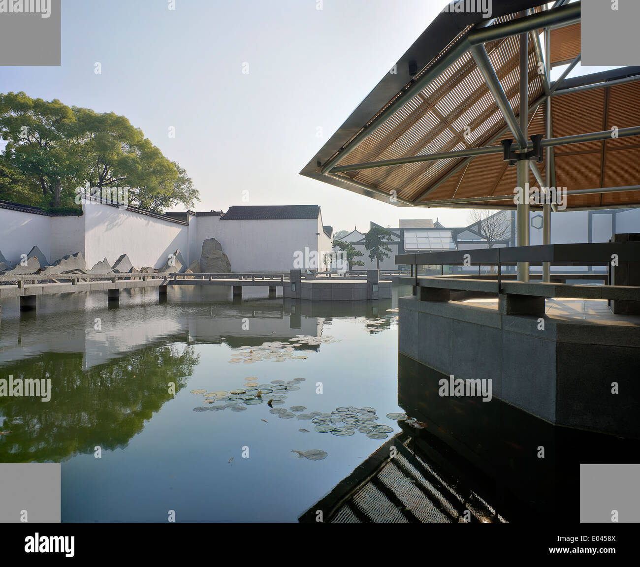 Suzhou Museum, designed by architect I.M. Pei Stock Photo