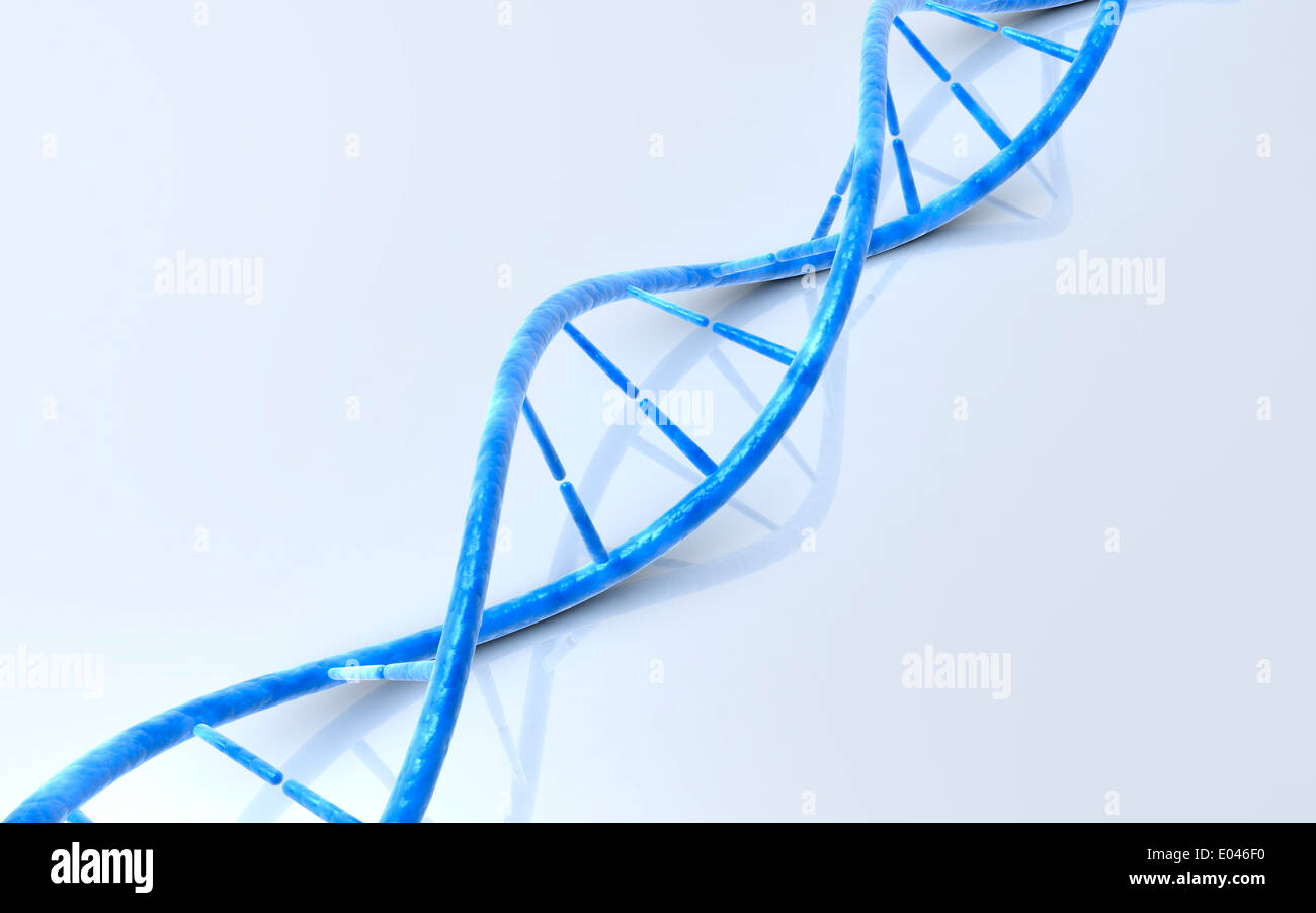 Conceptual image of DNA. Stock Photo