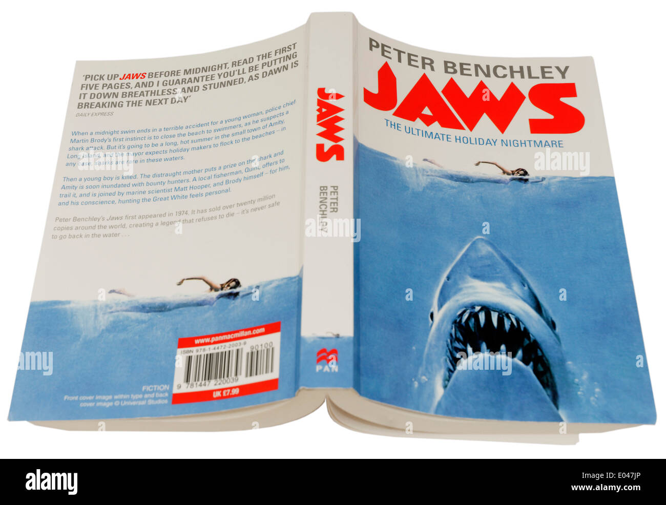 Jaws by Peter Benchley Stock Photo
