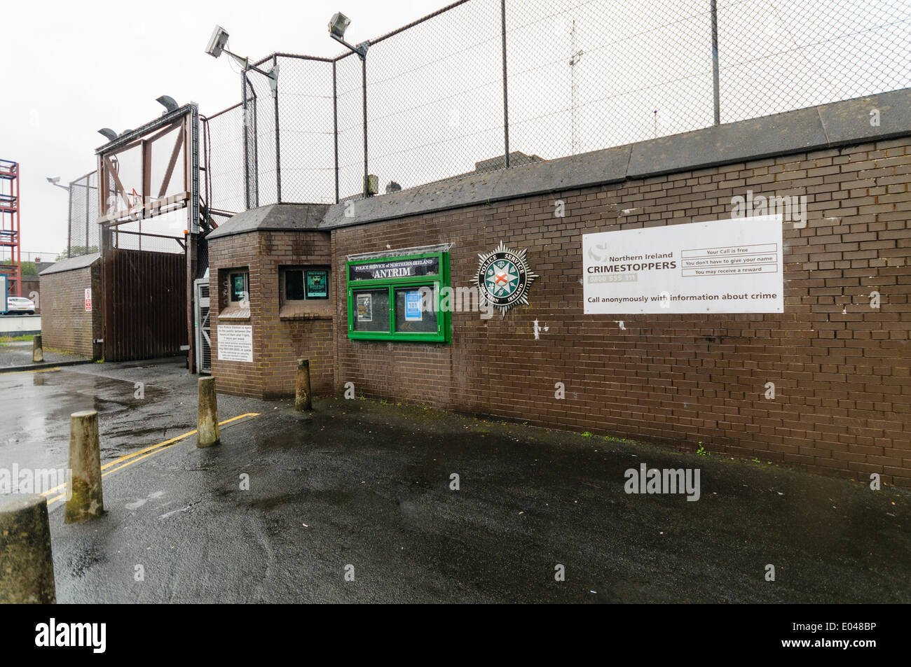 Antrim, Northern Ireland. 1 May 2014 - Antrim PSNI Station and Serious Crime Suite © Stephen Barnes/Alamy Live News Stock Photo