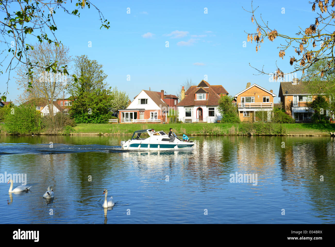 River Thames from Truss's Island, StainesuponThames, Surrey, England