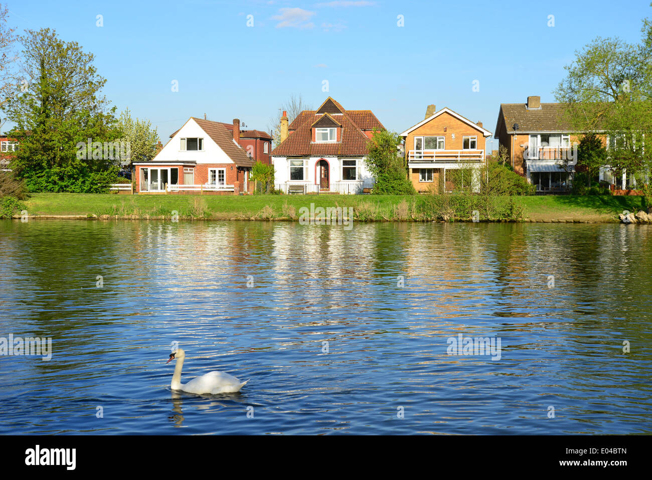 River Thames from Truss's Island, StainesuponThames, Surrey, England