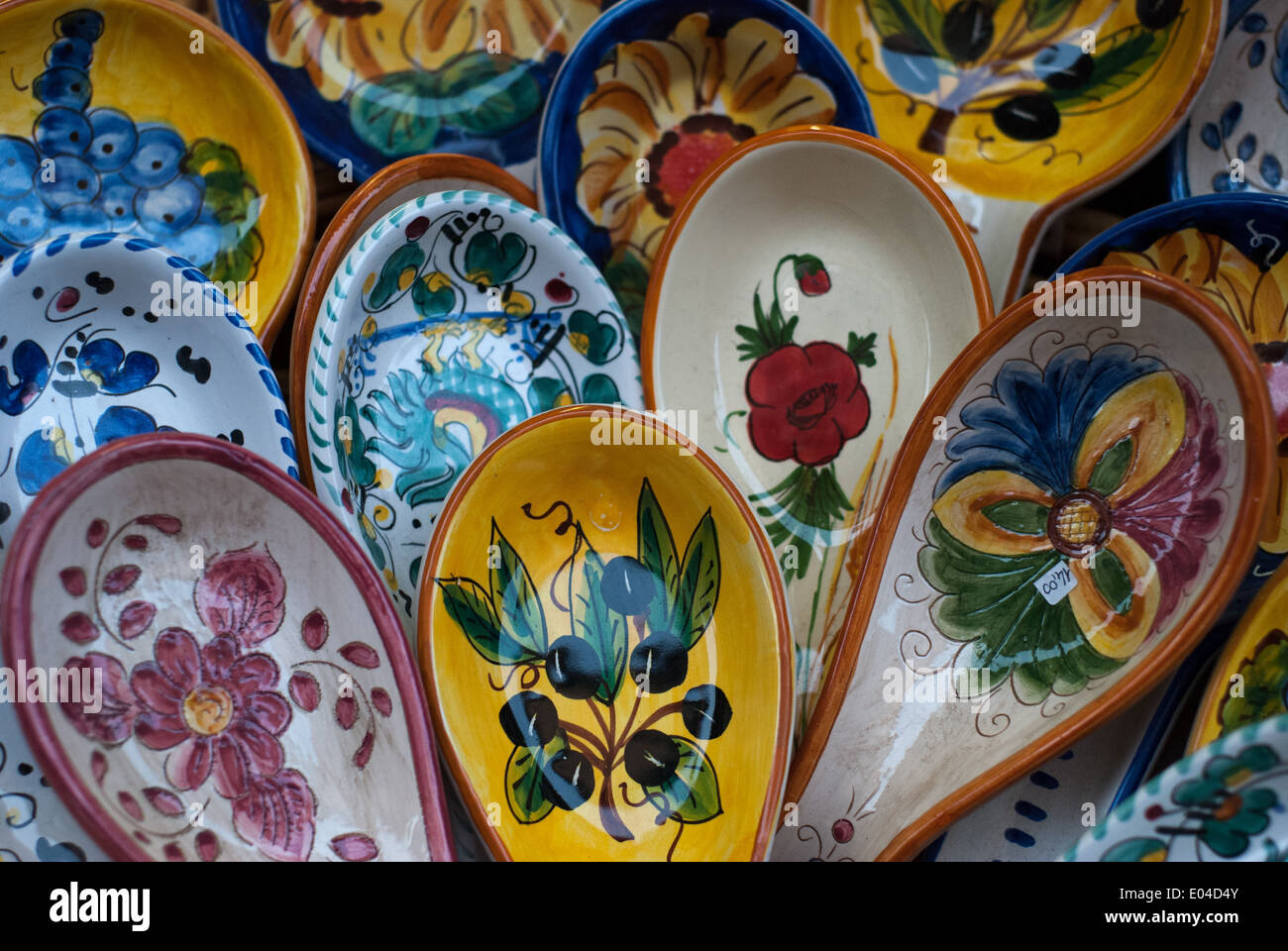 Traditional ceramics in Orvieto, Umbria, Italy Stock Photo Alamy