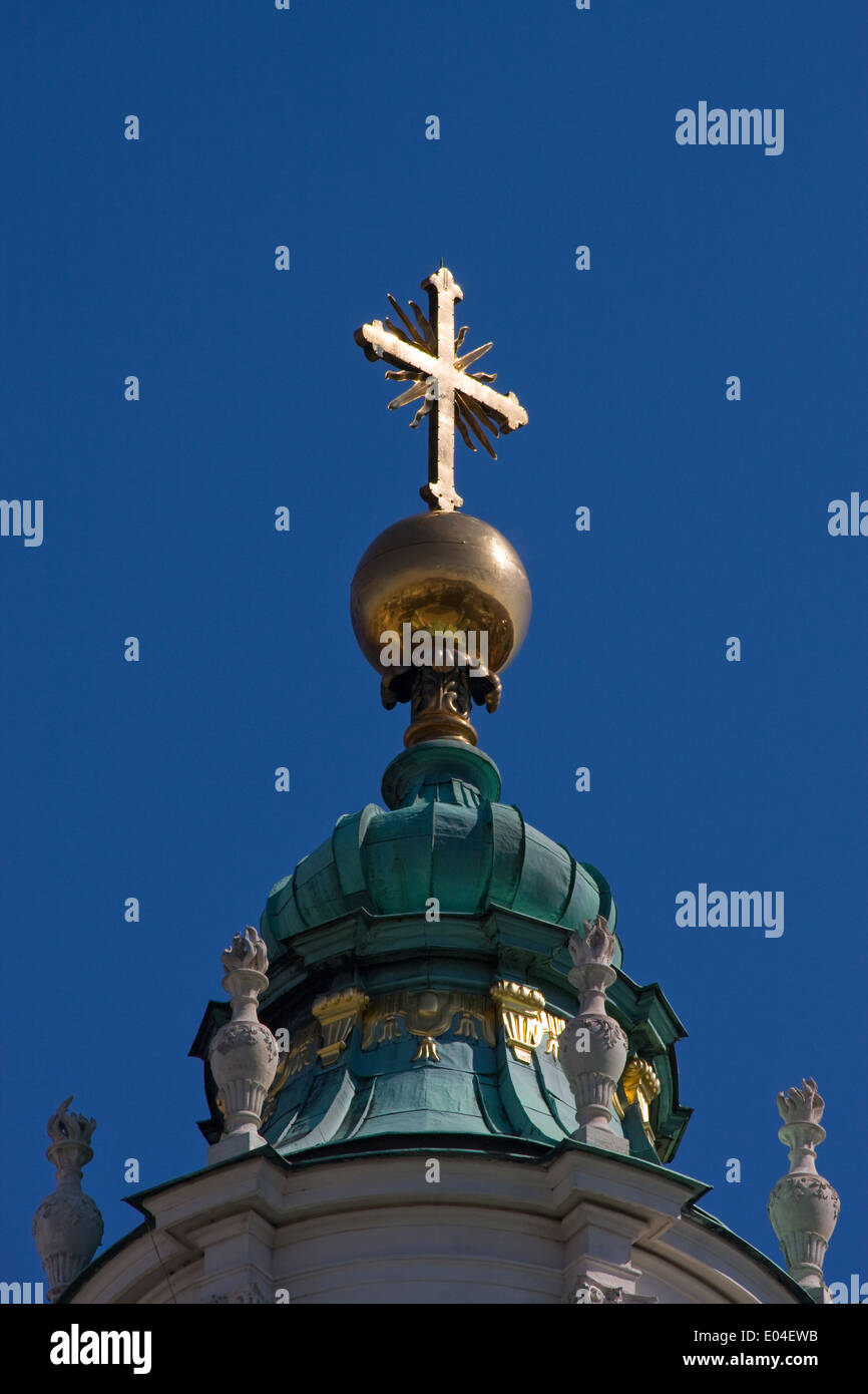 Detailaufnahme, Karlskirche, Wien, Österreich Stock Photo
