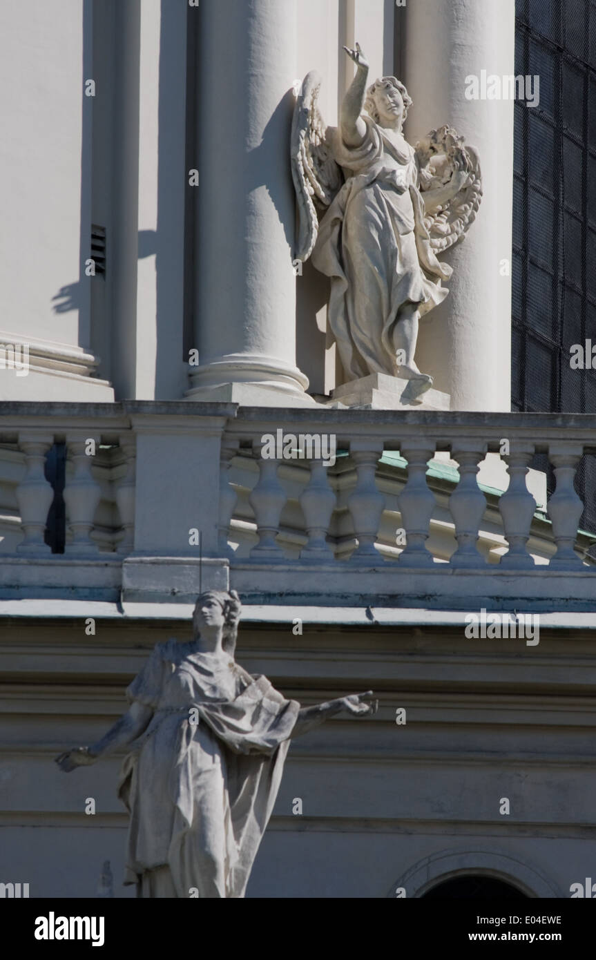 Detailaufnahme, Karlskirche, Wien, Österreich Stock Photo