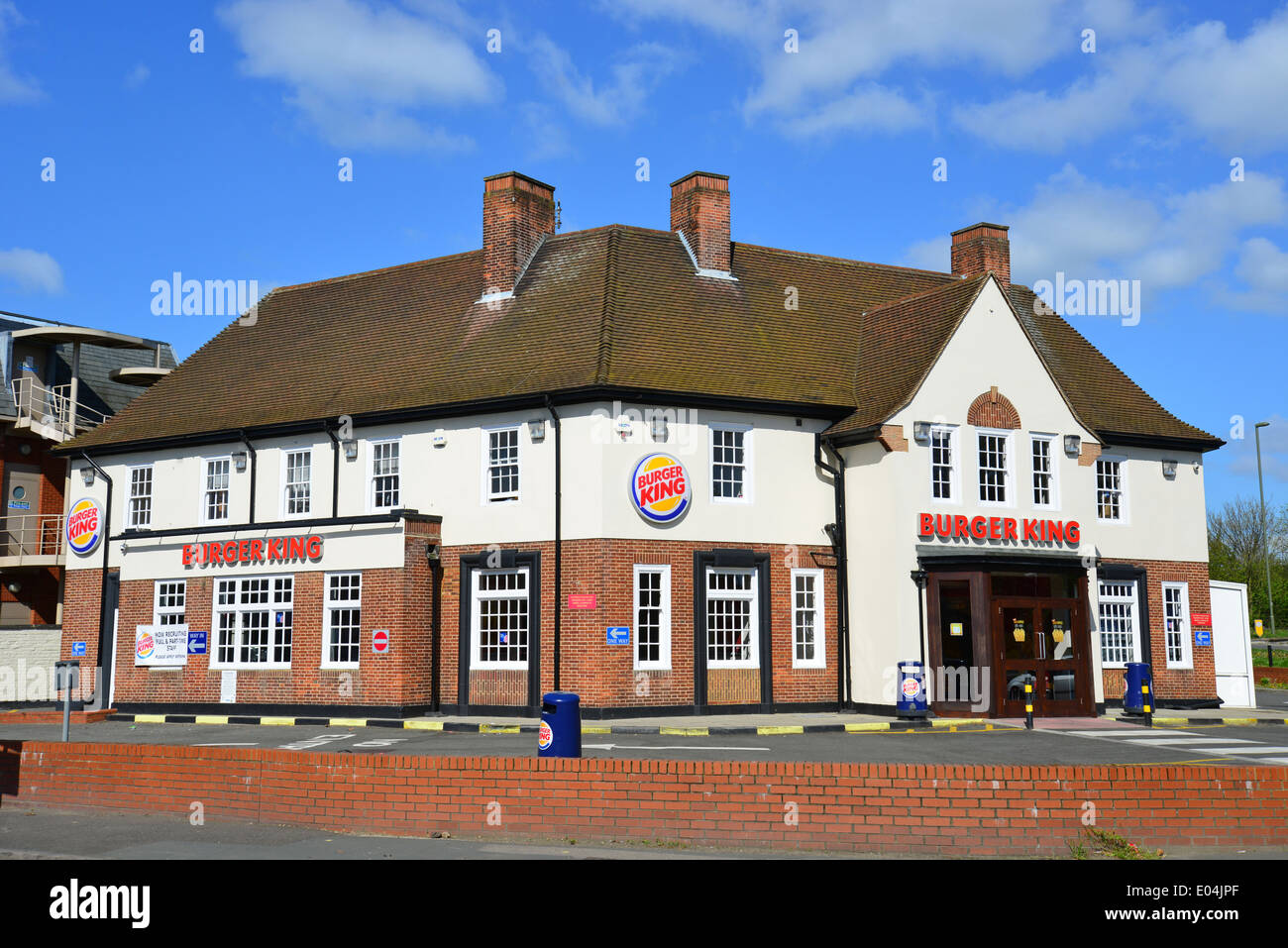 Burger King drivethru fast food restaurant, The Ave, Egham, Surrey