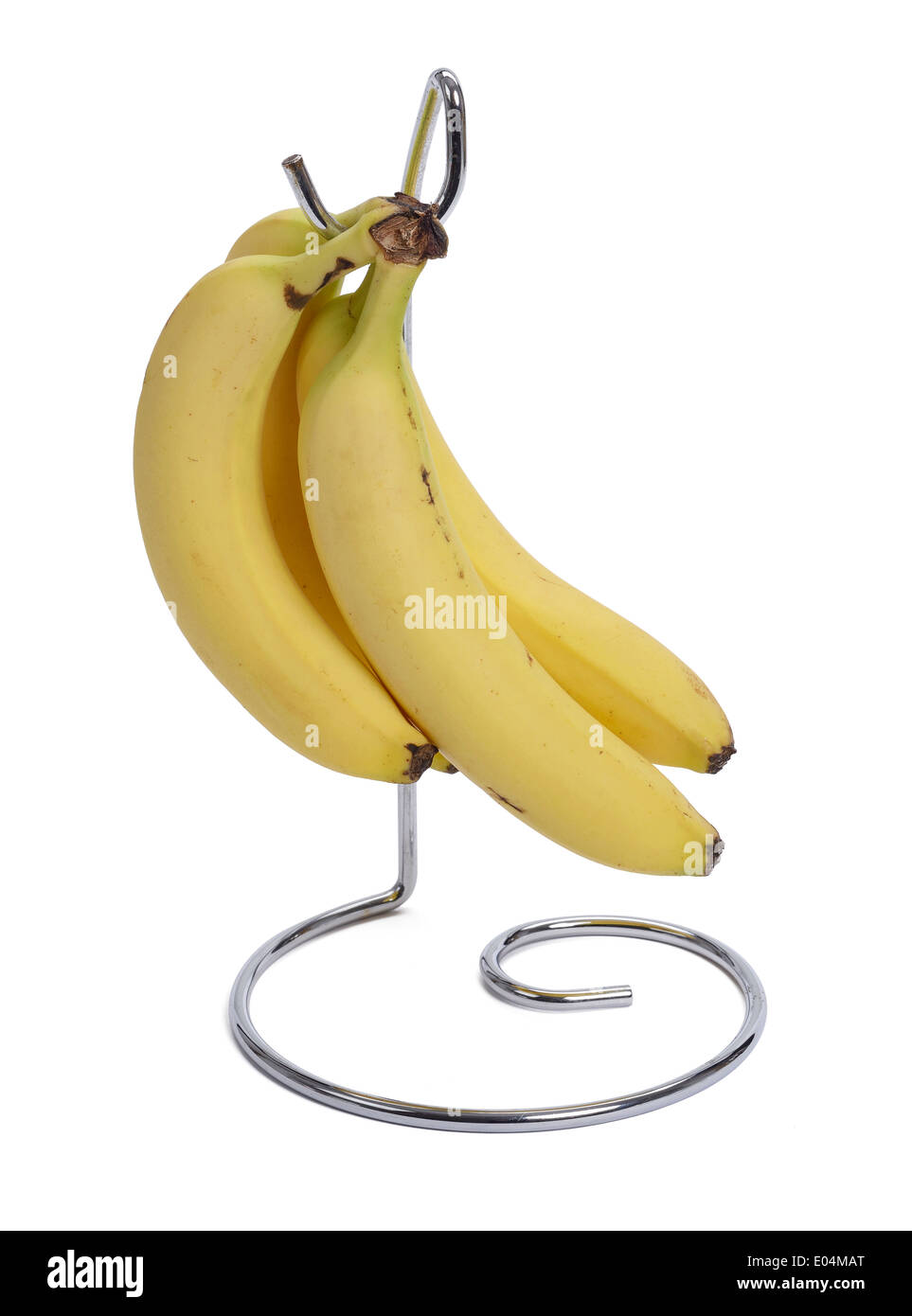 Banana hook with bananas Stock Photo