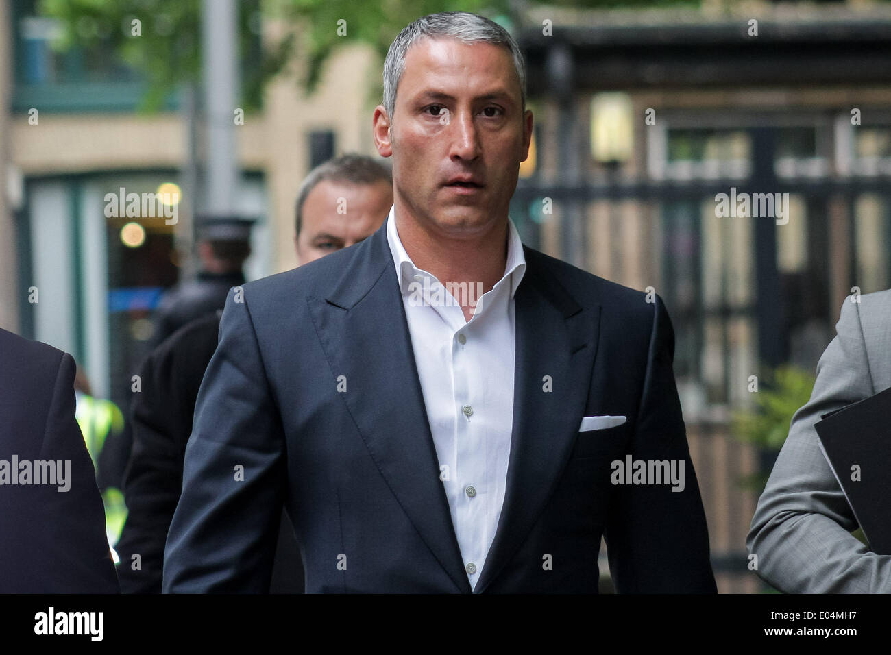 London, UK. 02nd May, 2014. Andreas Panayiotou arrives at Southwark