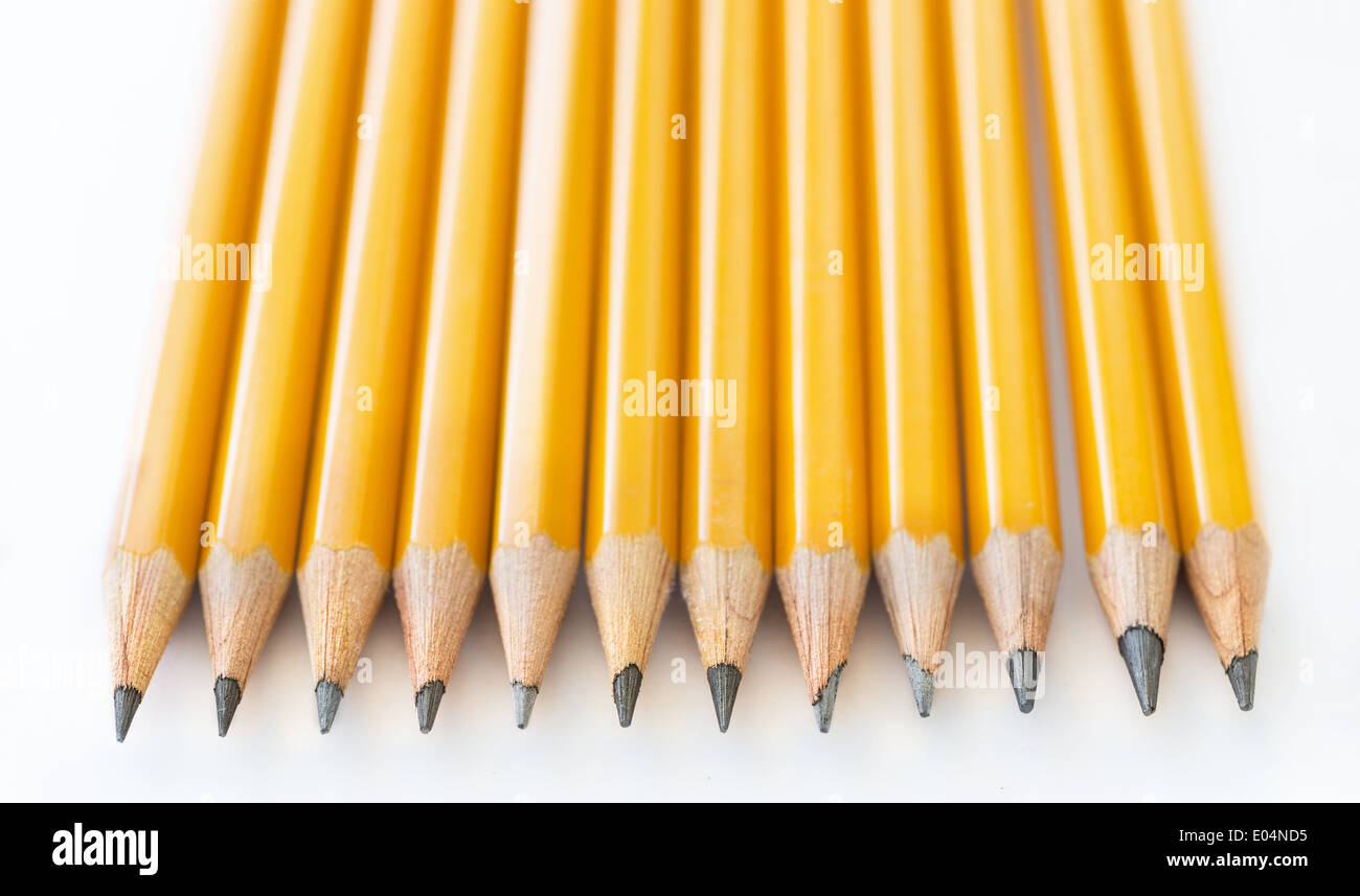 Beautiful close up of graphite pencils for drawing on paper and creating  something amazing Stock Photo - Alamy