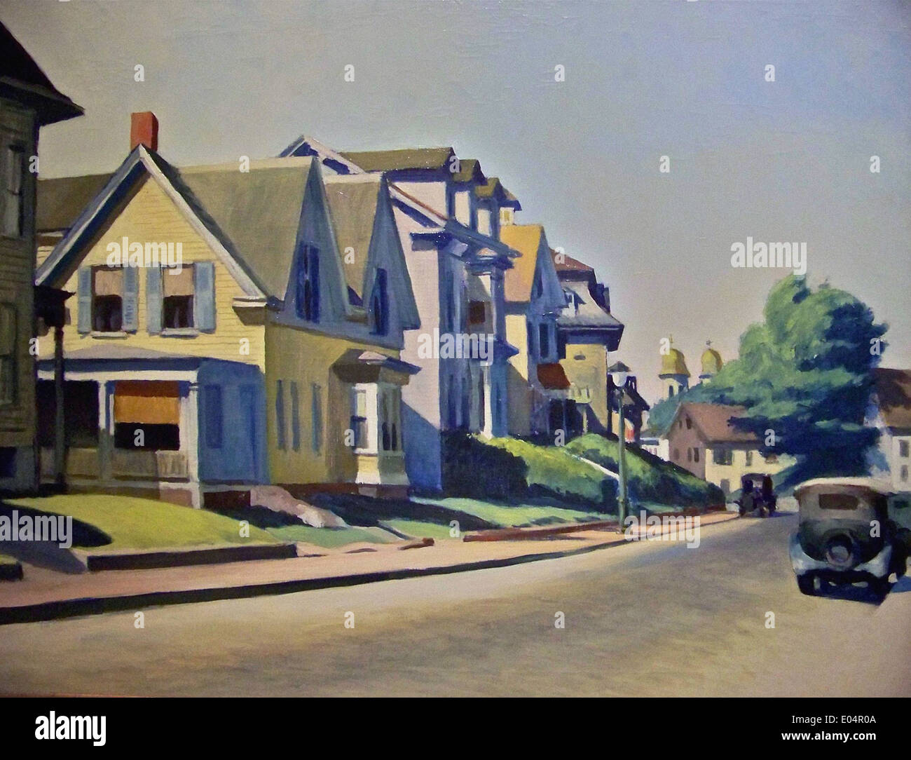 Edward Hopper Sun on Prospect Street (Gloucester, Massachusetts Stock