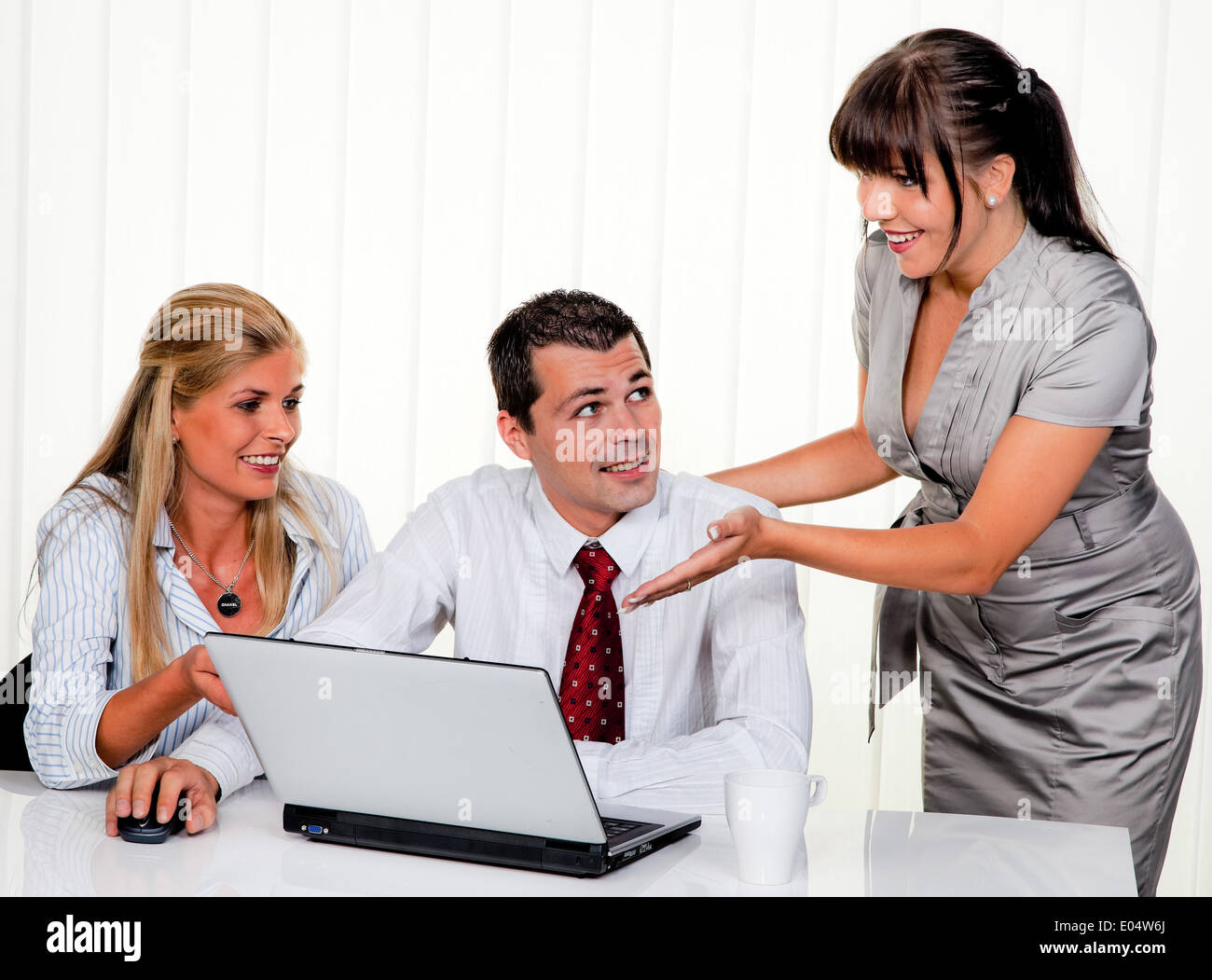 .Work worker colleague talent concepts discussion business office boss inspiration Imaginatively emotion emotions invention succ Stock Photo
