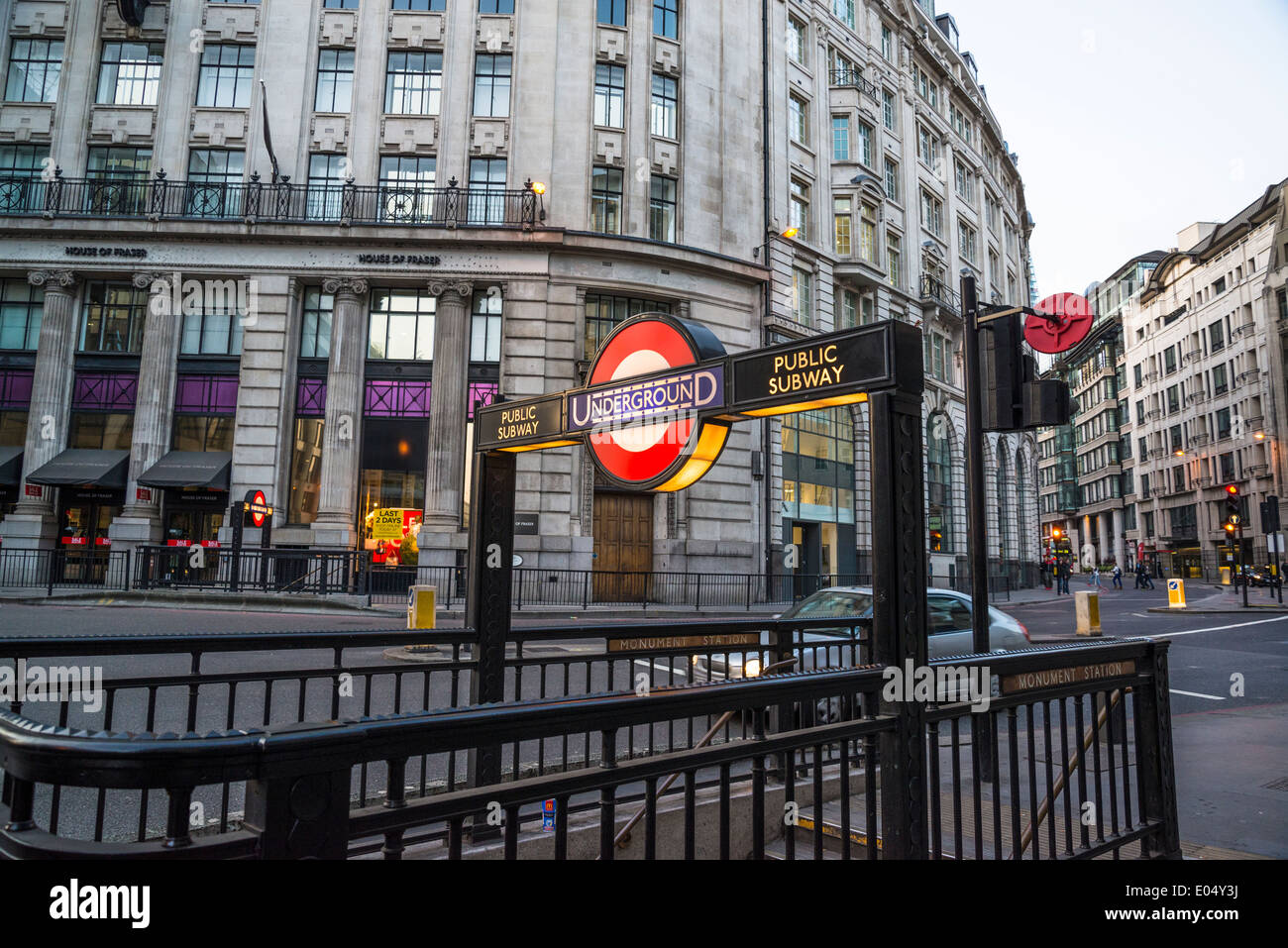 Monument Station London