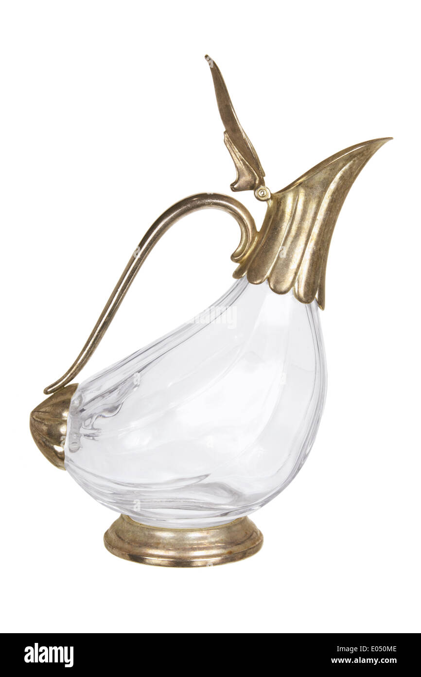 Glass Duck Decanter Stock Photo Alamy