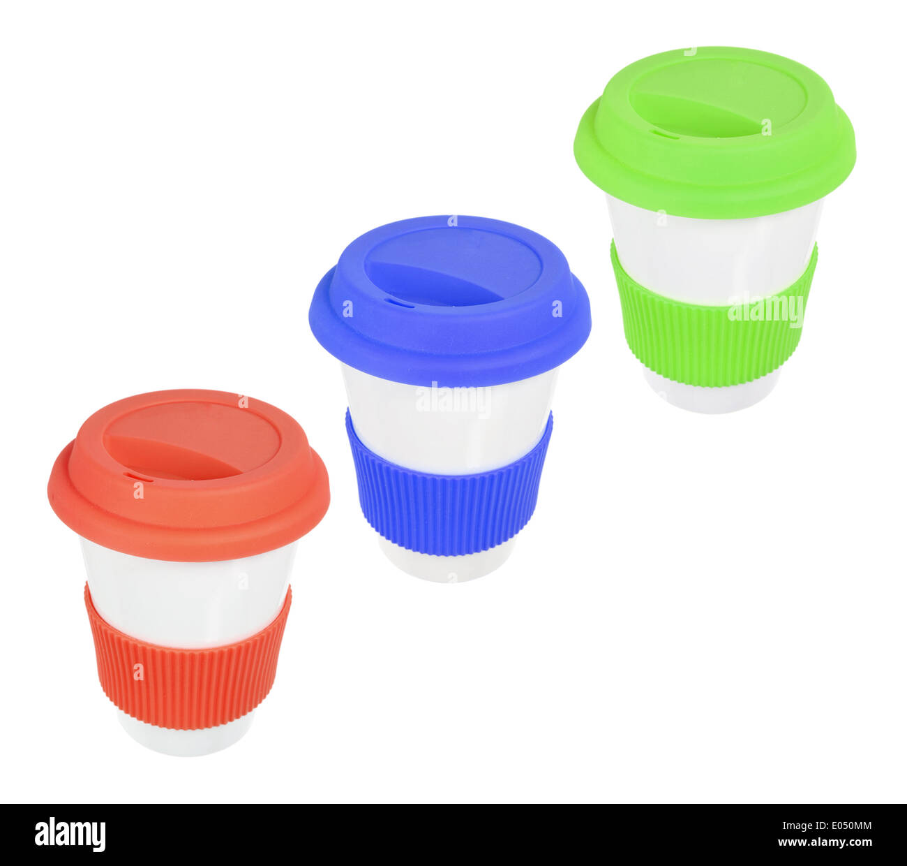 Cups with Lids Stock Photo Alamy