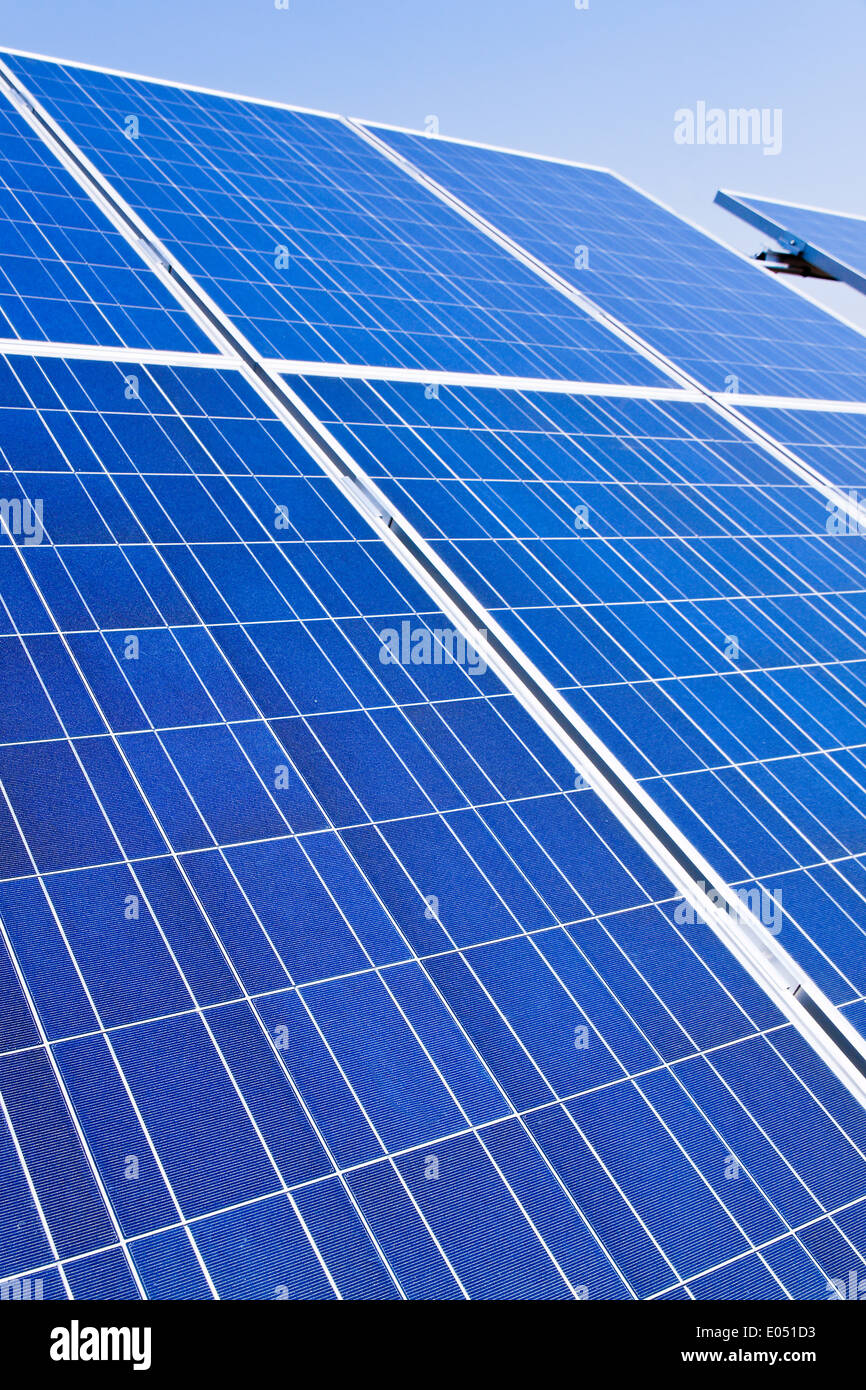 Regenerative, alternative Solar energy. Solar energy power station