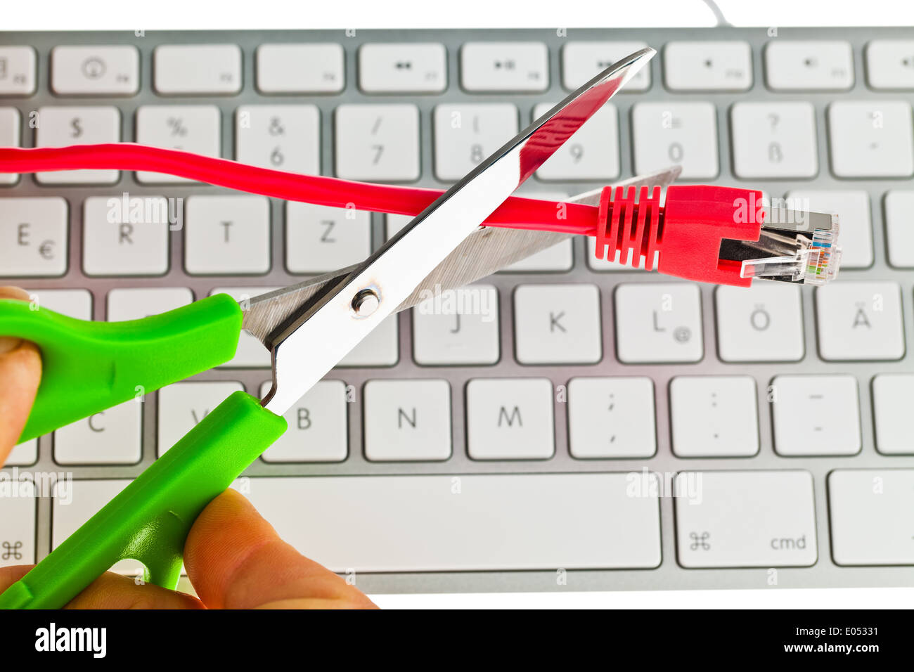 Compute cable hi-res stock photography and images - Alamy