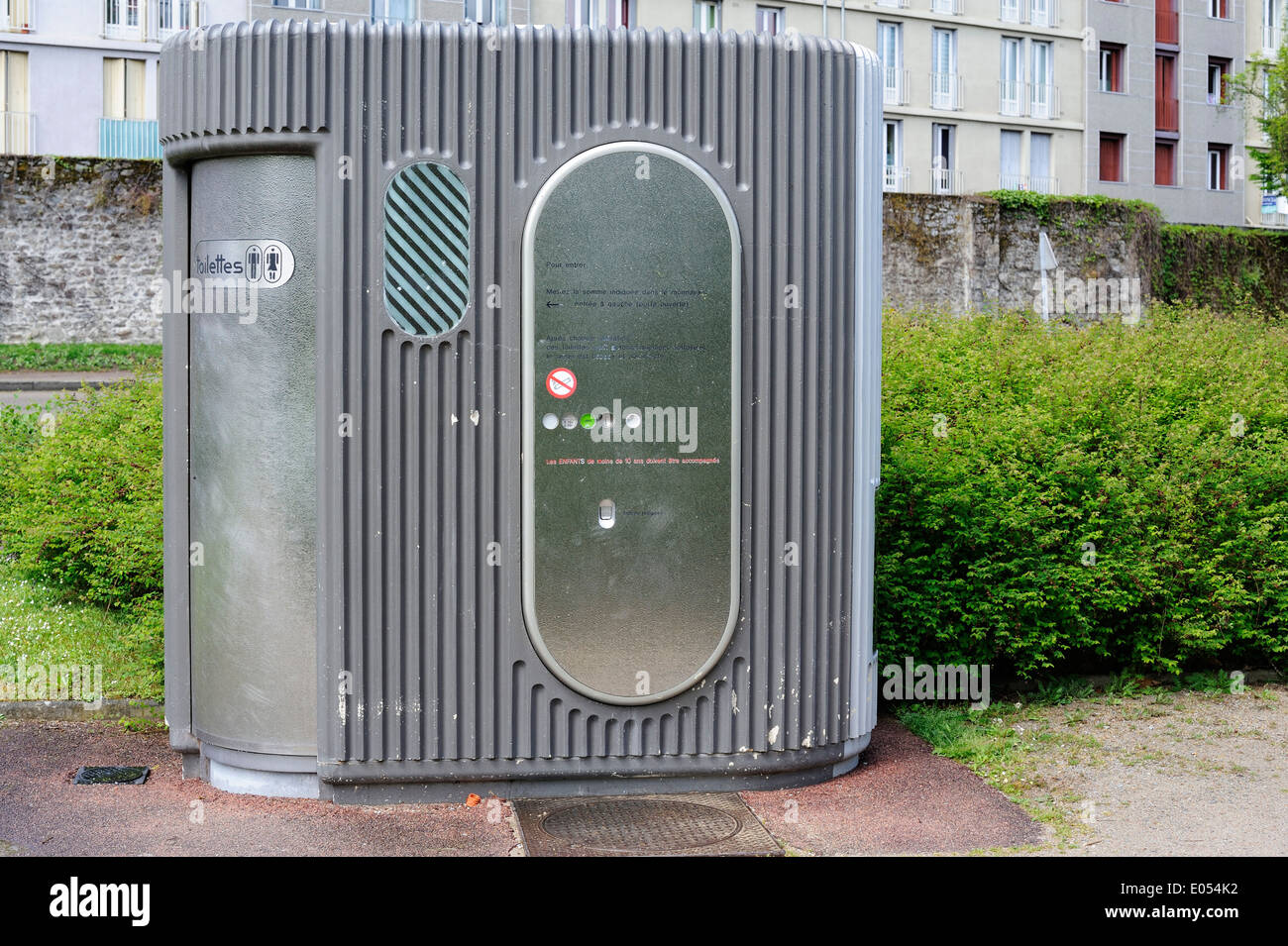 Stock photo of a french public toilet Stock Photo Alamy