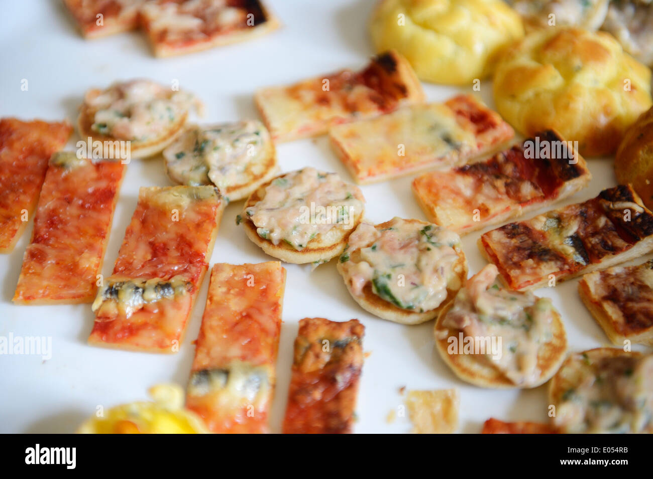 Stock photo of hors d'oeuvres being served at a celebration Stock Photo