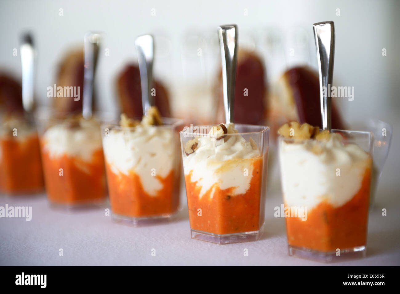 Stock photo of hors d'oeuvres being served at a celebration Stock Photo