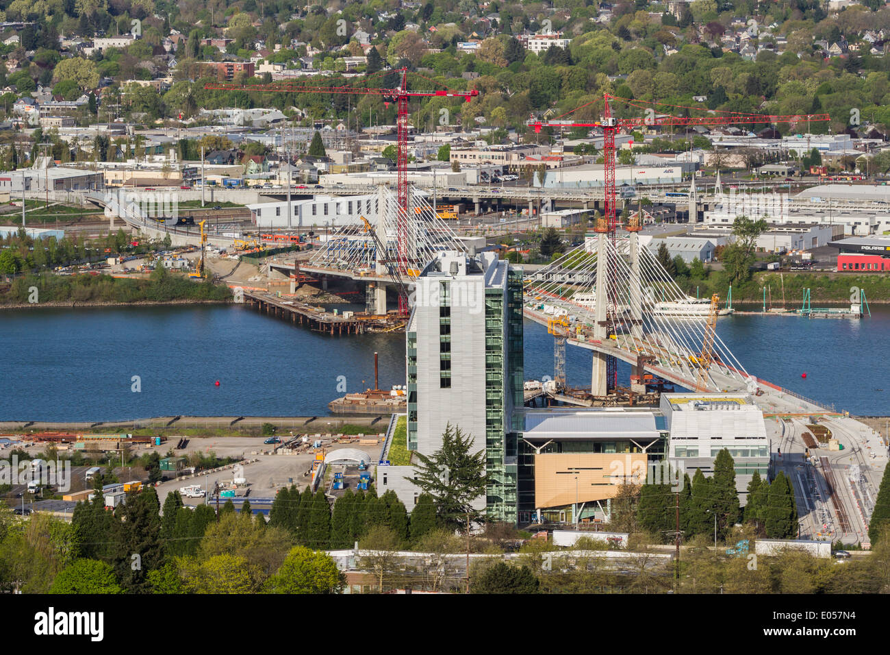 Portland, Oregon April 14 Tilikum Crossing, Bridge of the people