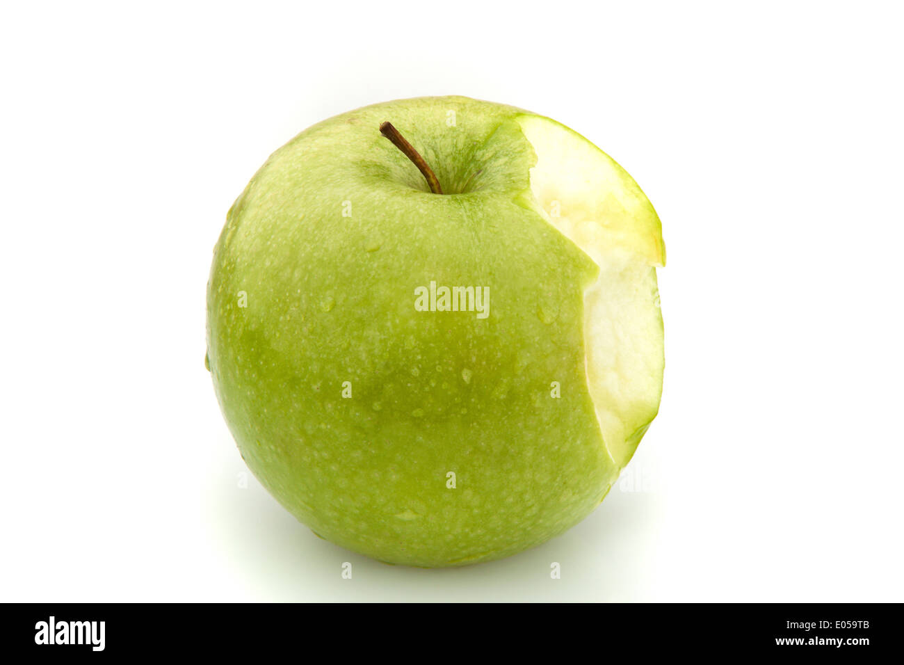 Apfel angebissen hi-res stock photography and images - Alamy