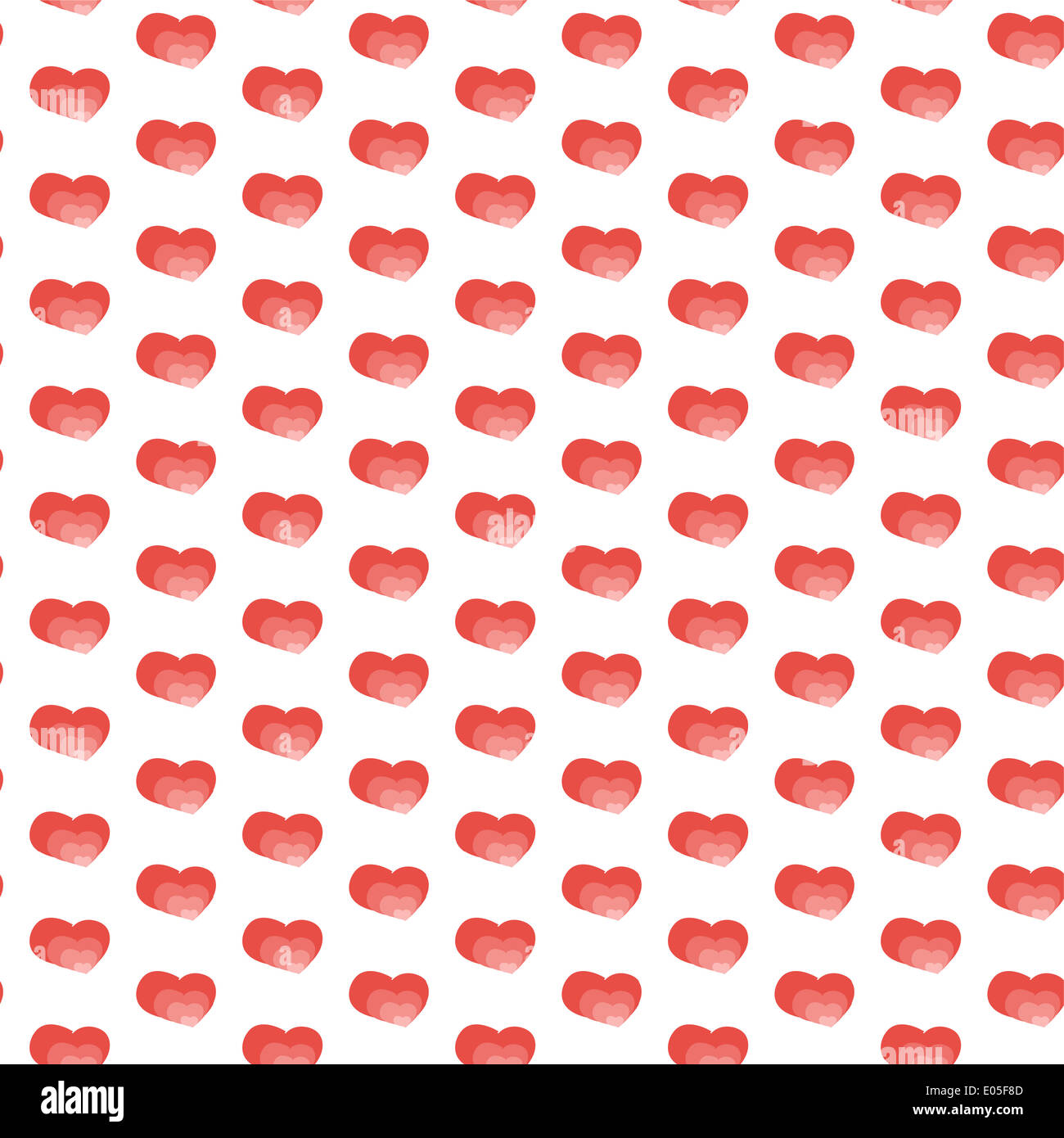 Seamless heart pattern background design. Vector illustration Stock ...