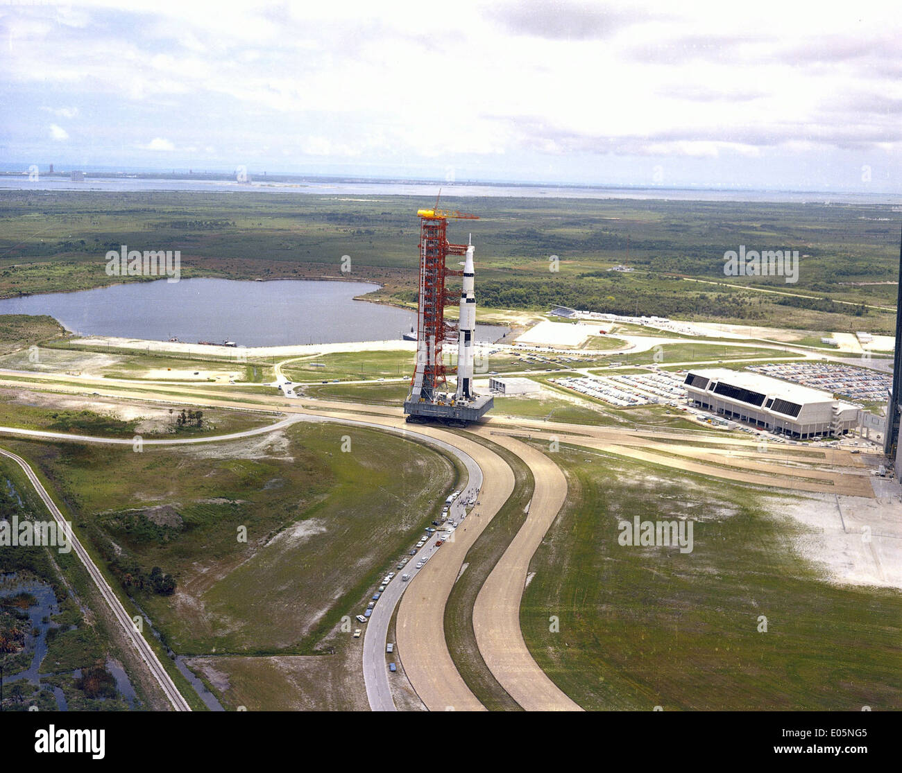 Apollo 11 Lunar Mission Rollout Stock Photo