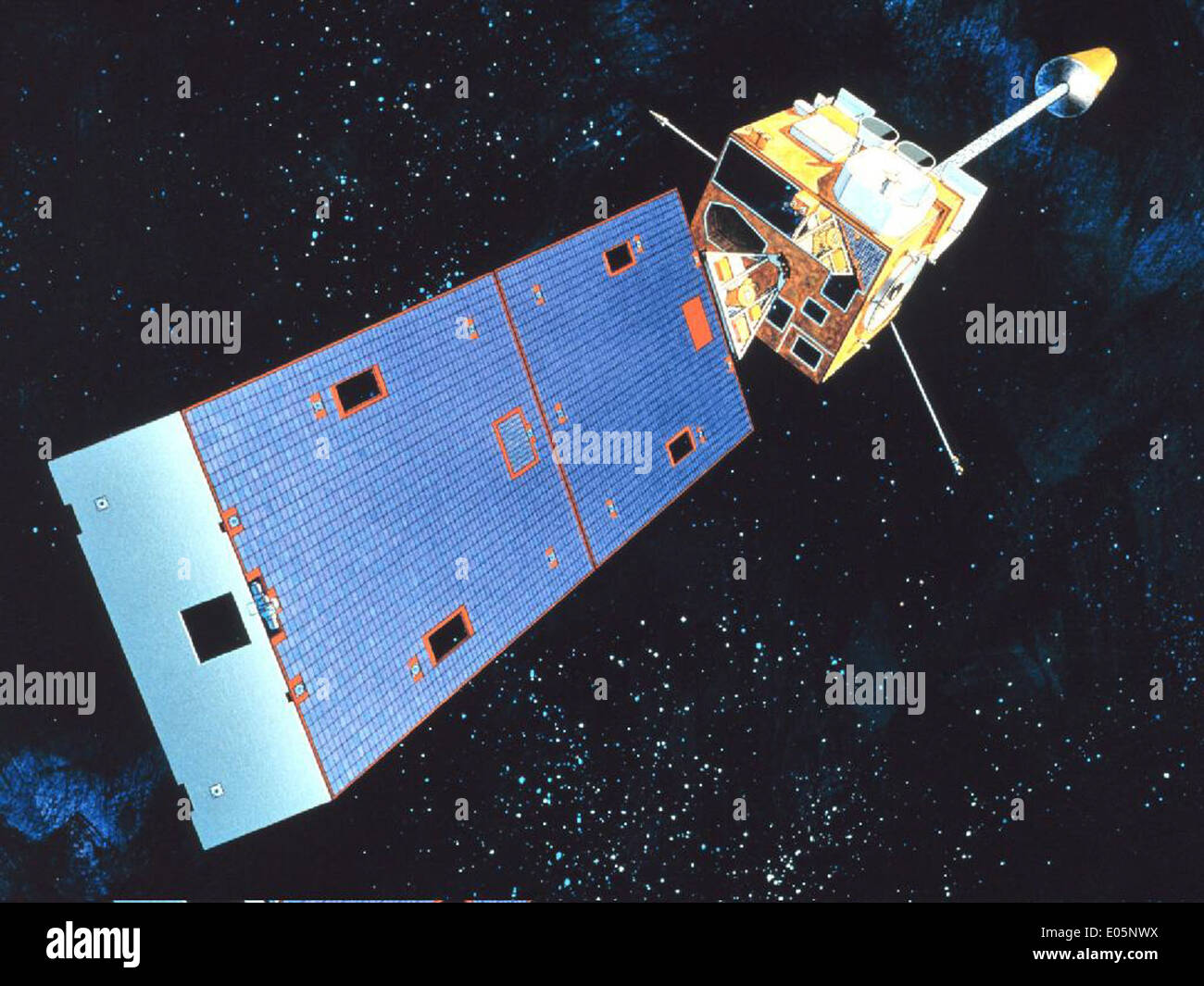 Geostationary Operational Environmental Satellites, 1975-present Stock Photo