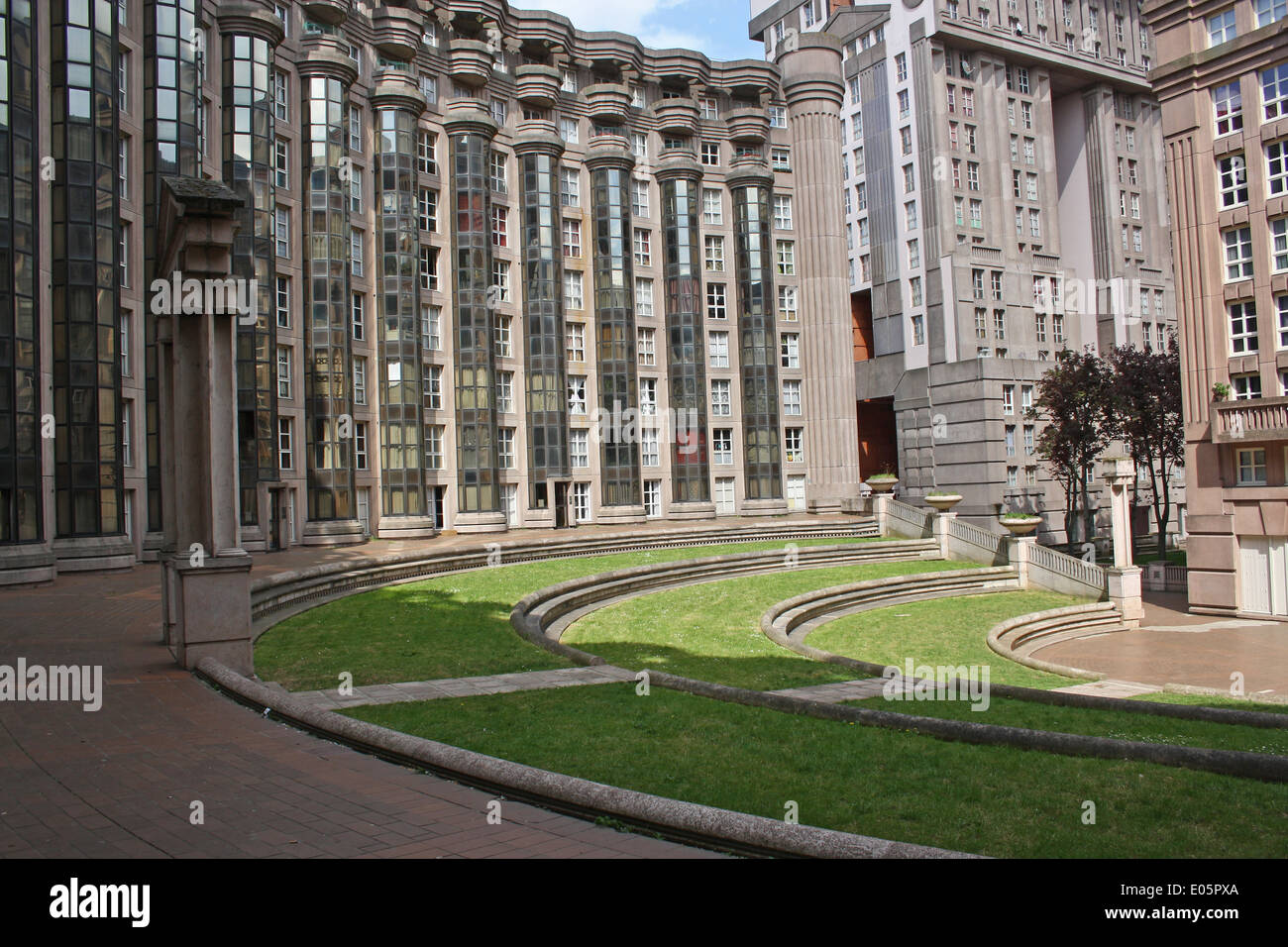 Les Espaces d'Abraxas, Ricardo Bofill, Paris Stock Photo