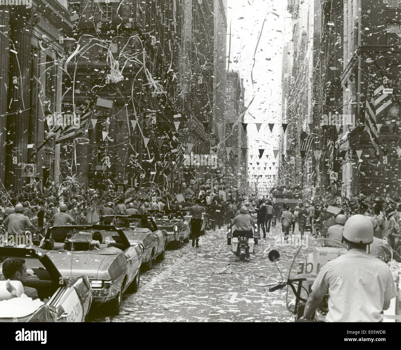 Chicago Welcomes the Apollo 11 Astronauts Stock Photo