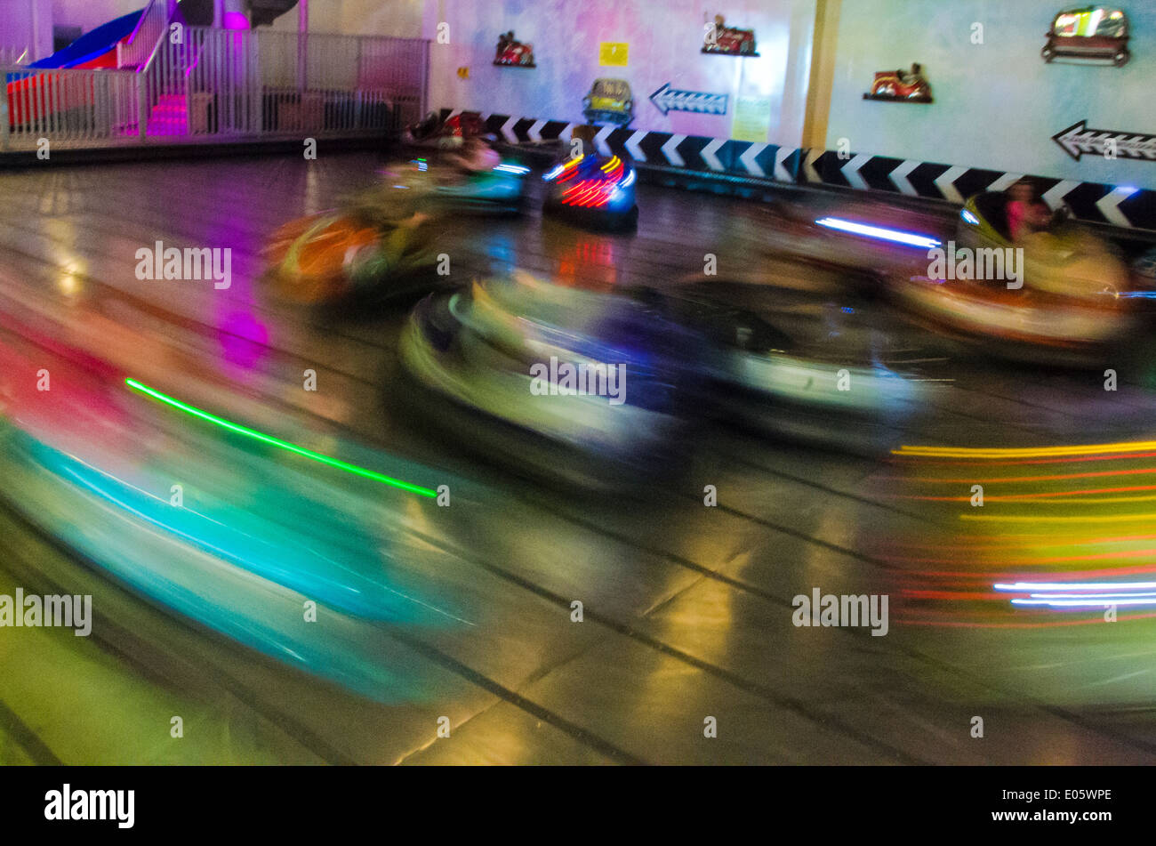 Dodgem cars Stock Photo Alamy
