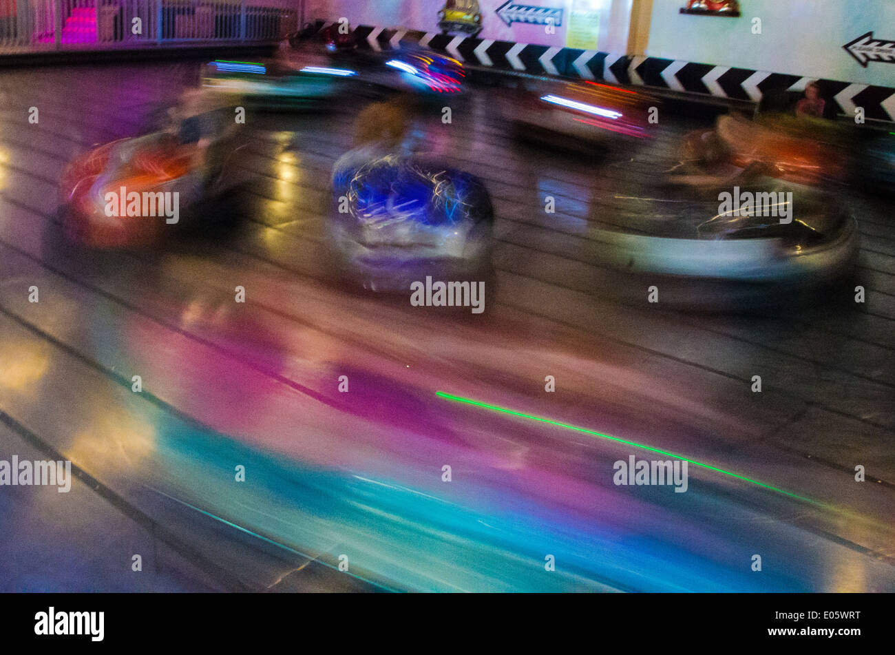 Dodgem cars Stock Photo Alamy