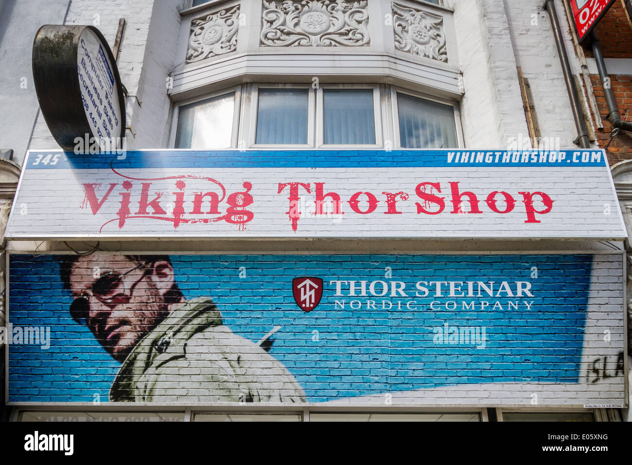 North Finchley, London, UK. 3rd May 2014. Thor Steinar far-right store protest by anti-fascists in North London Credit:  Guy Corbishley/Alamy Live News Stock Photo