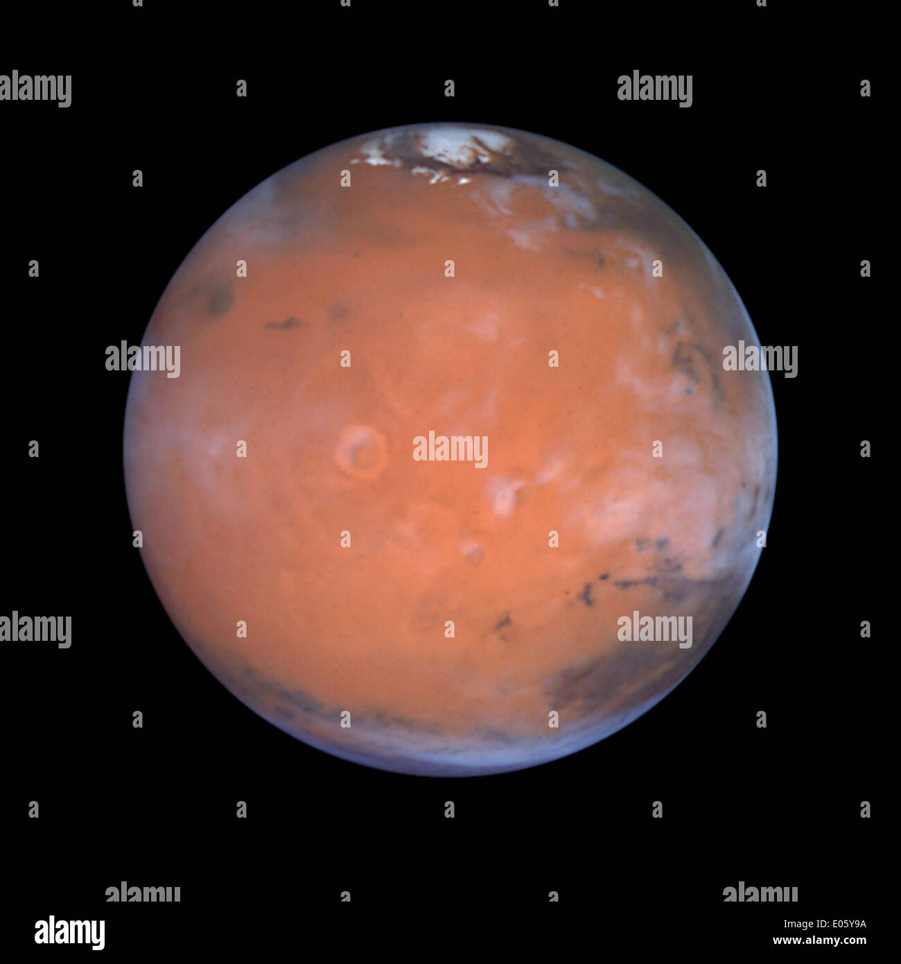 Mars and Tharsis Stock Photo