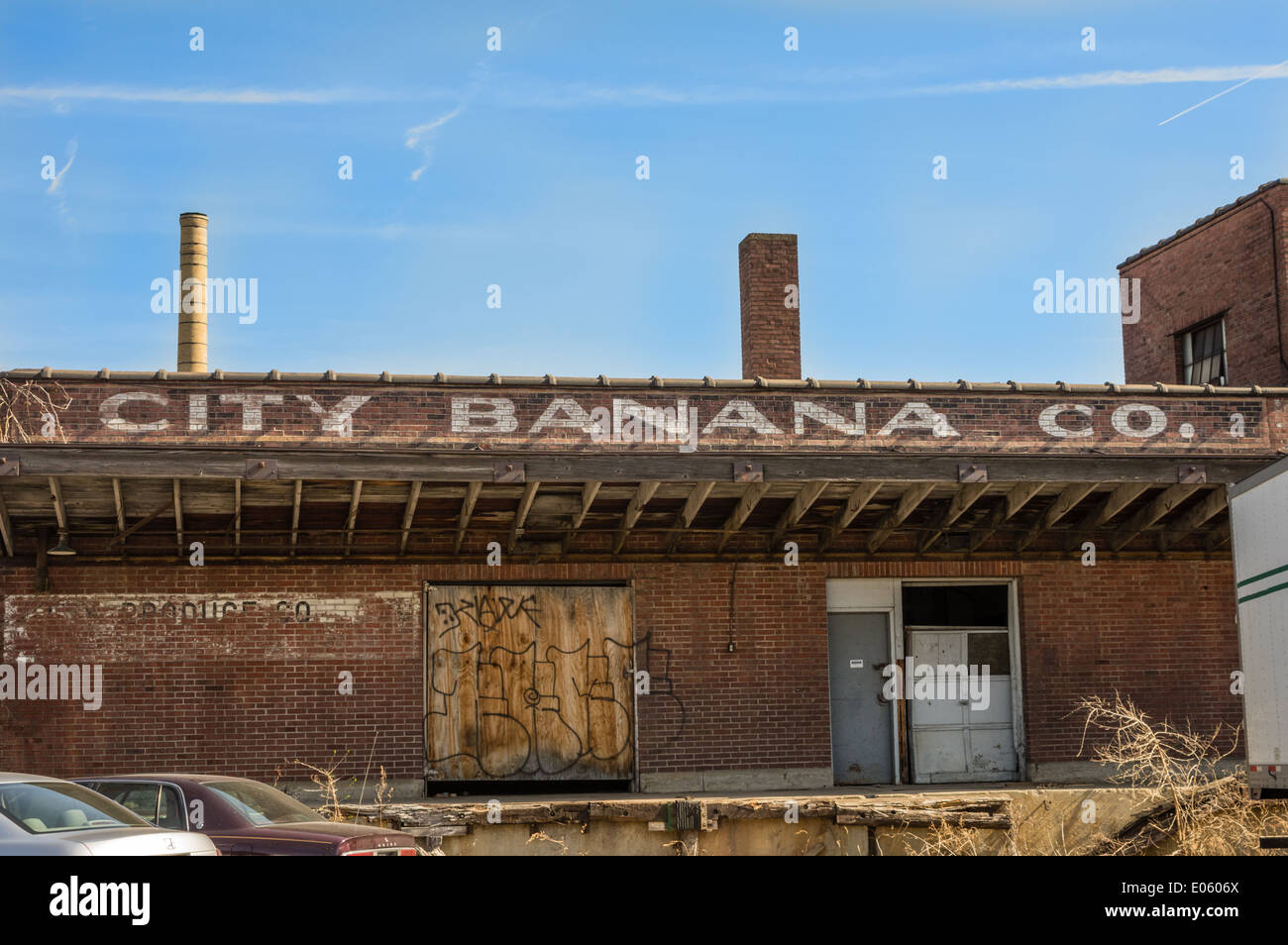 City Banana Co. building. Strip District, Pittsburgh, Pennsylvania Stock Photo Alamy