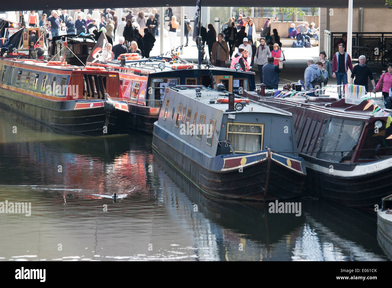 Little Venice canal London Canalway Cavalcade Stock Photo