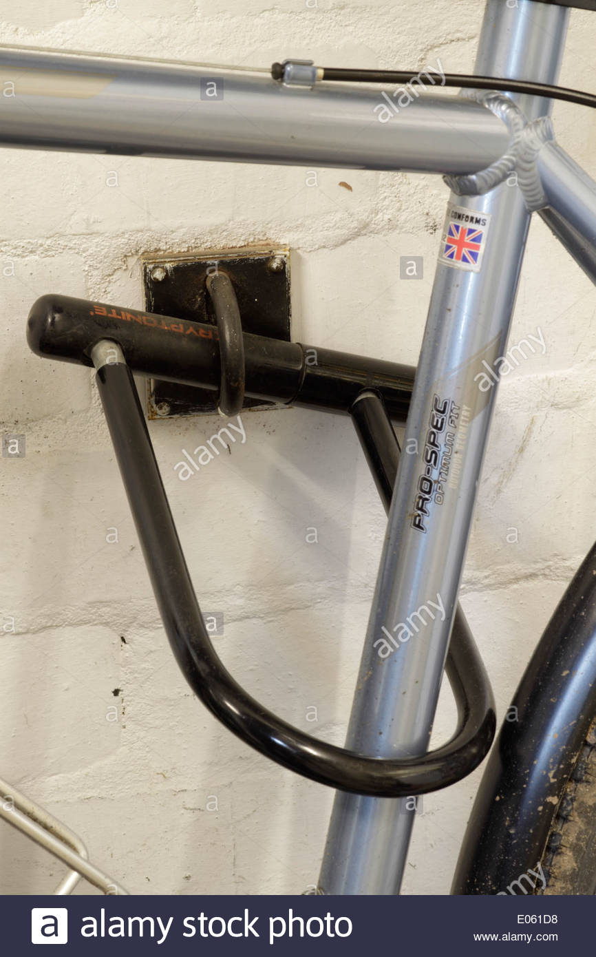bike lock wall bracket