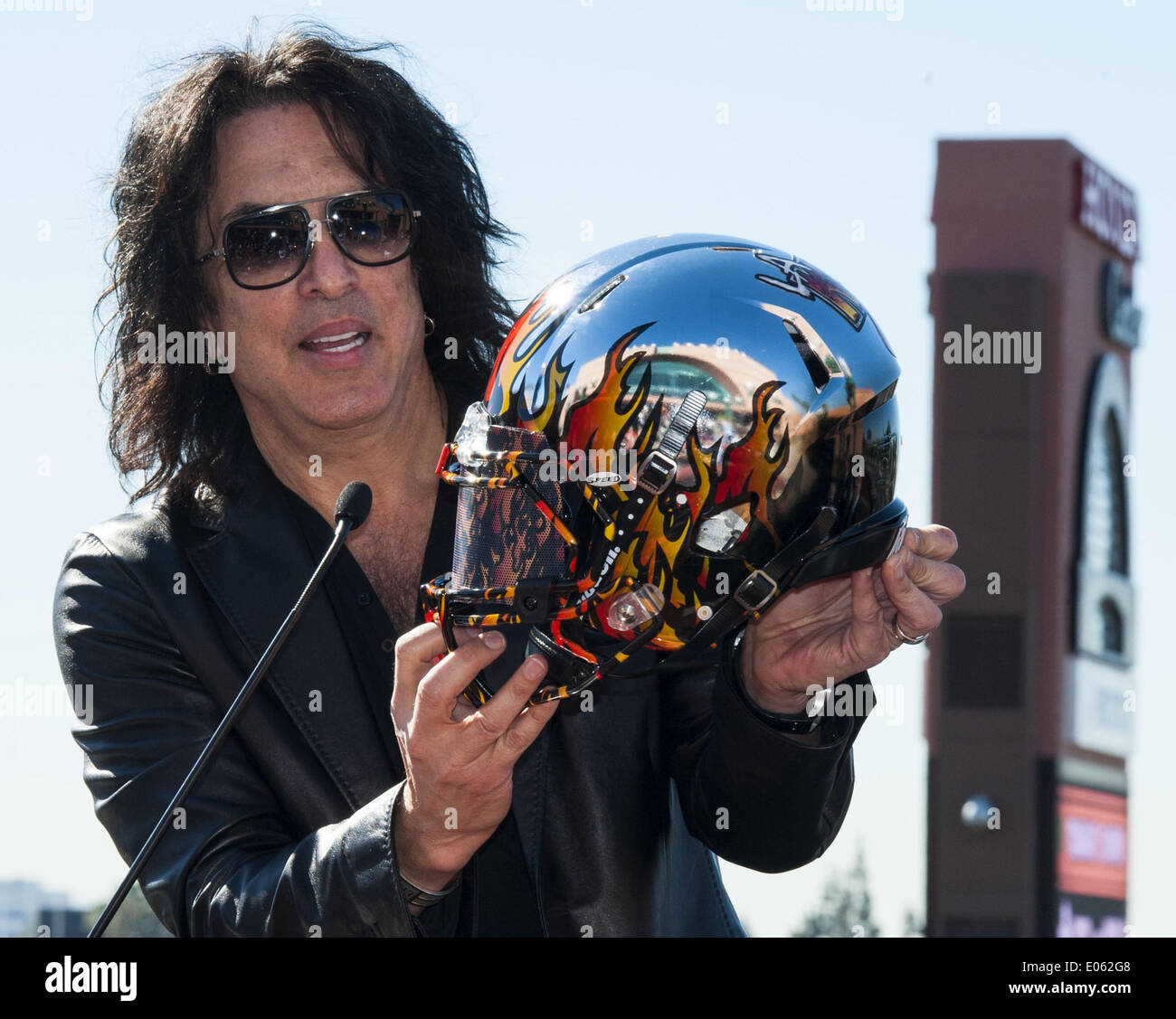 Anaheim California USA. 10th Mar 2014. Kiss band members GENE