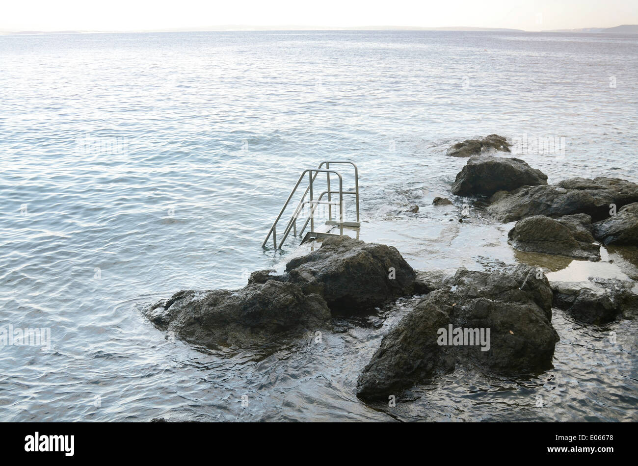 Stairs in the sea Stock Photo - Alamy