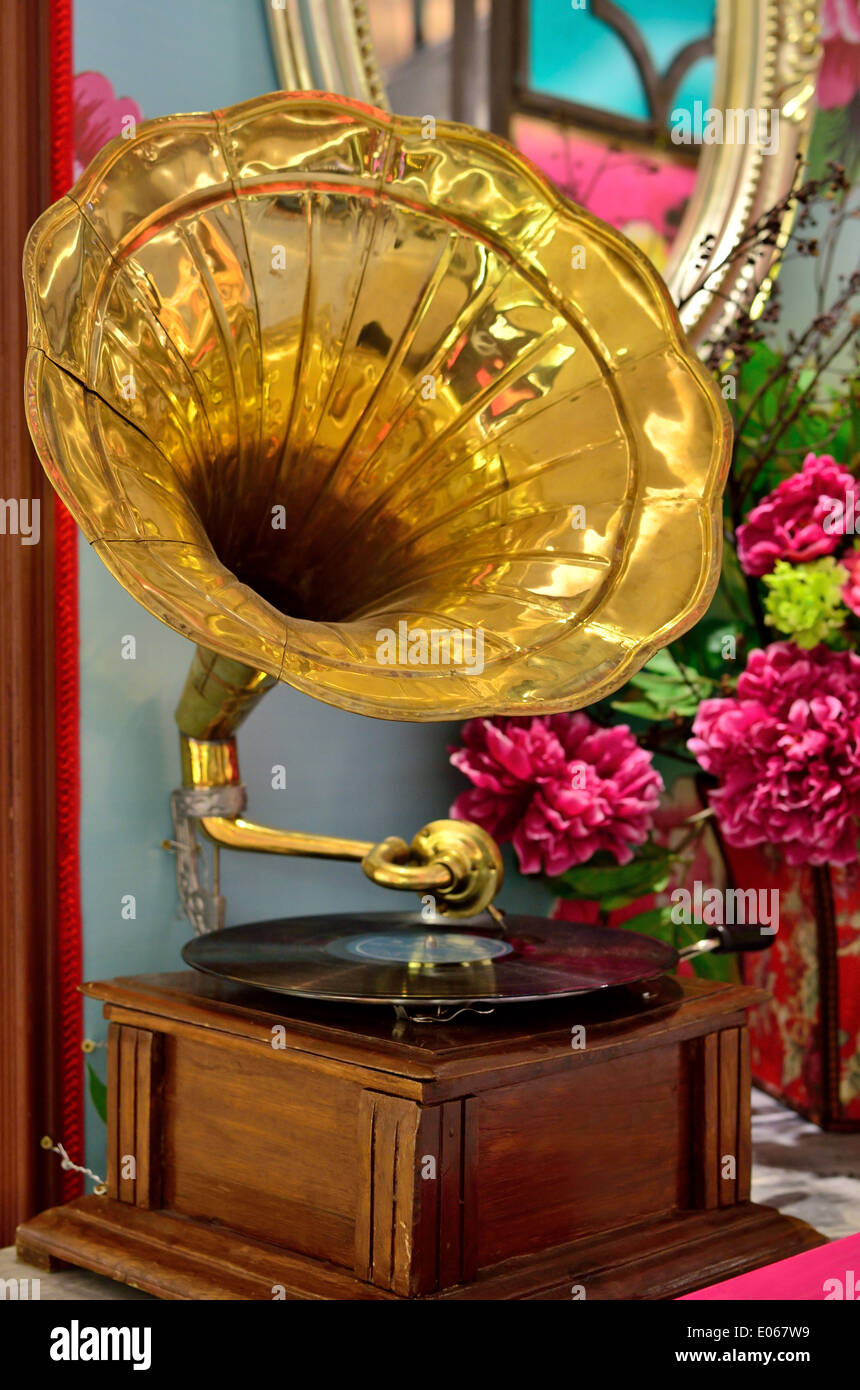 Gramophone Stock Photo
