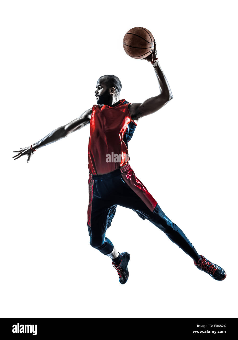 Basketball player jumping hi-res stock photography and images - Alamy