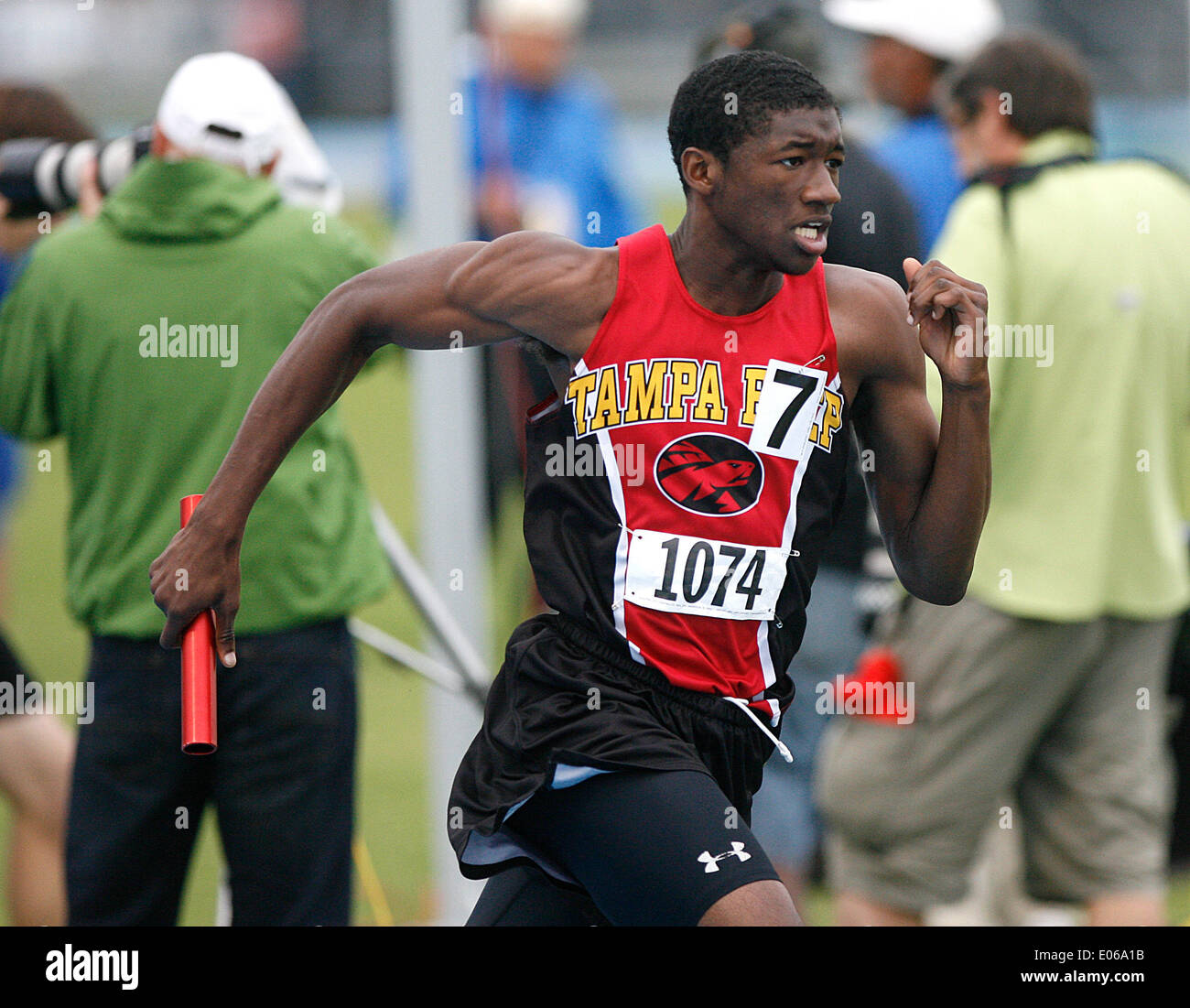 University of florida track and field stadium hires stock photography