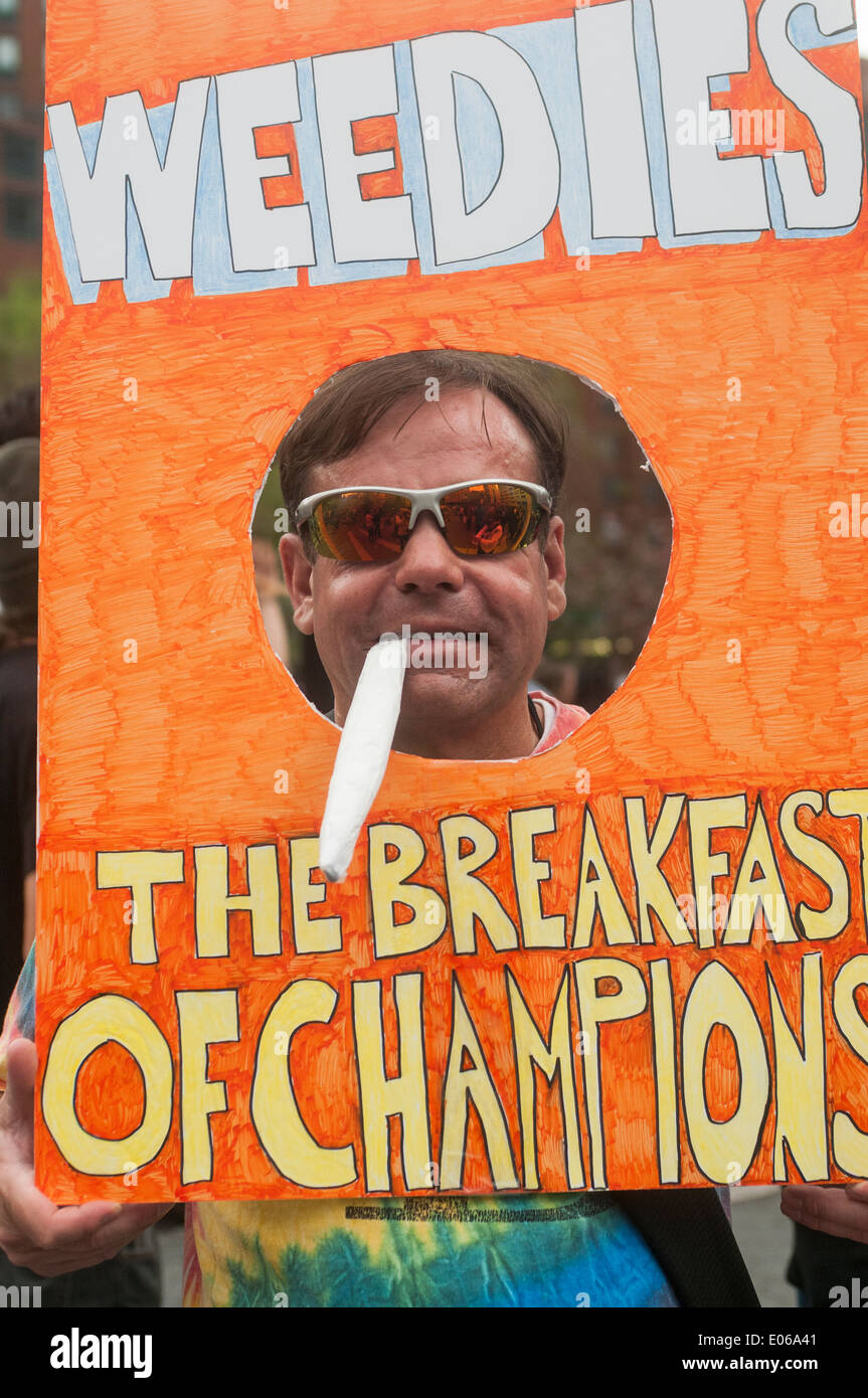 New York, NY Marijuana advocates celebrate the legalization of