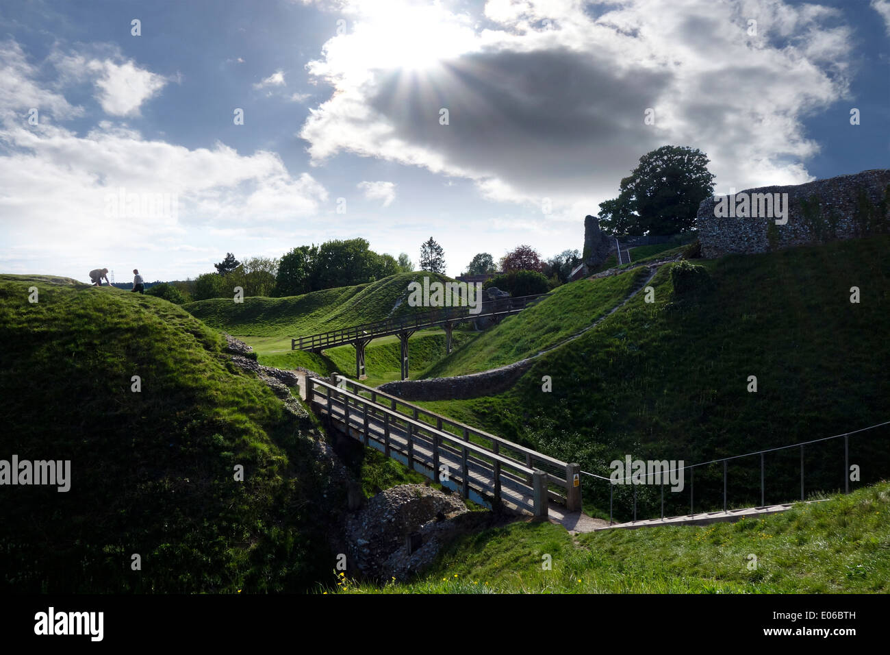 Castle acre castle hi-res stock photography and images - Alamy